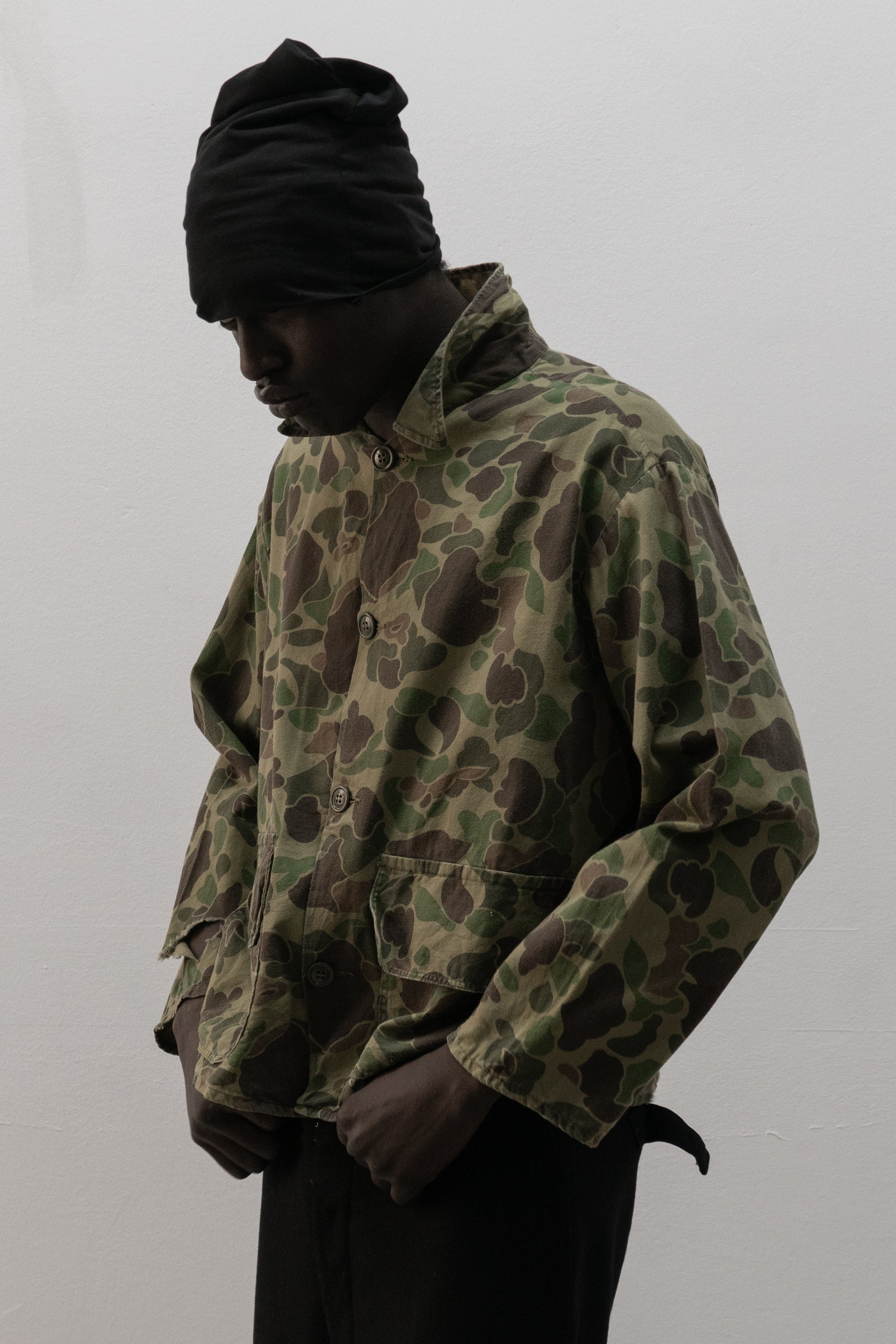 1940s duck hunting camo jacket
