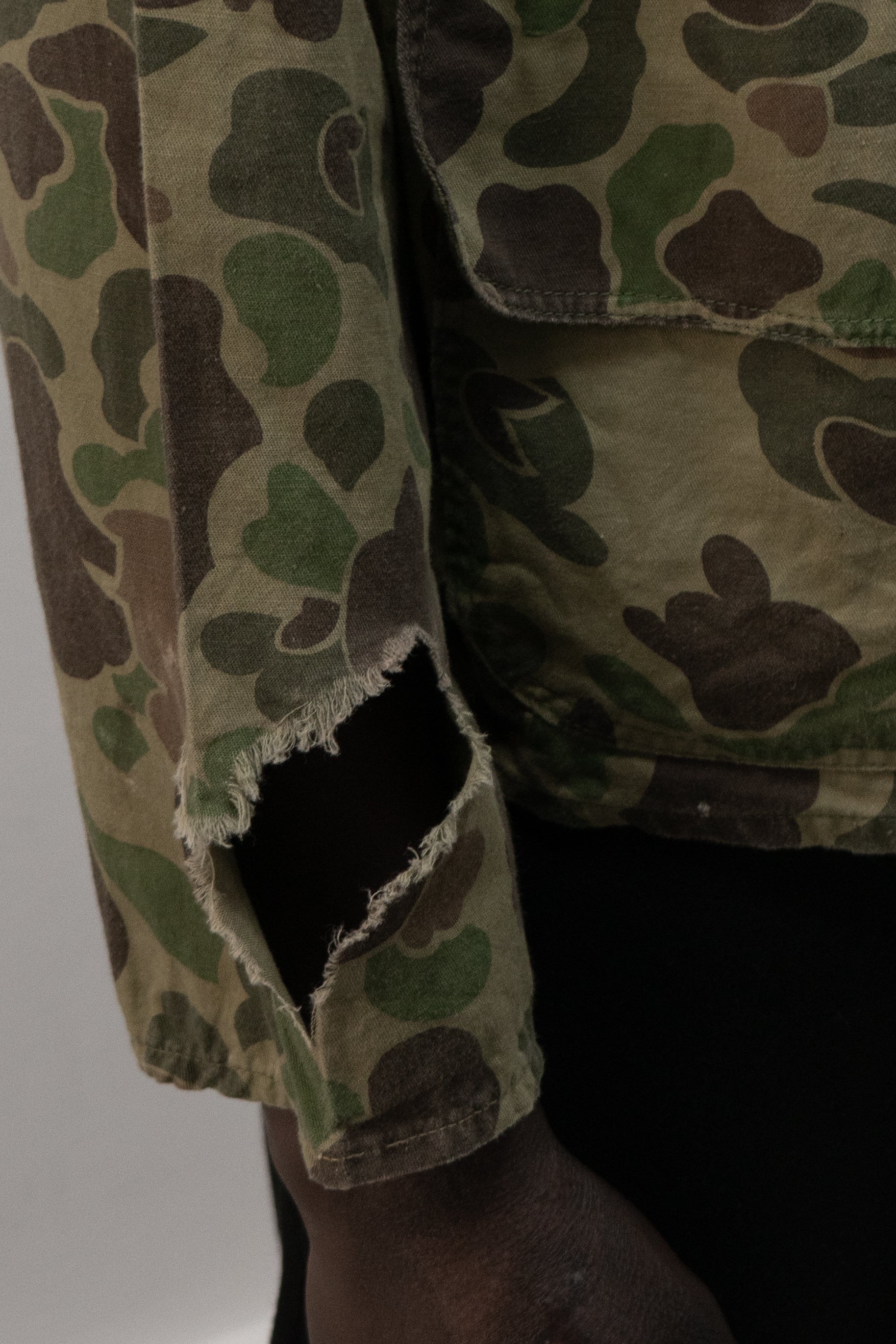 1940s duck hunting camo jacket