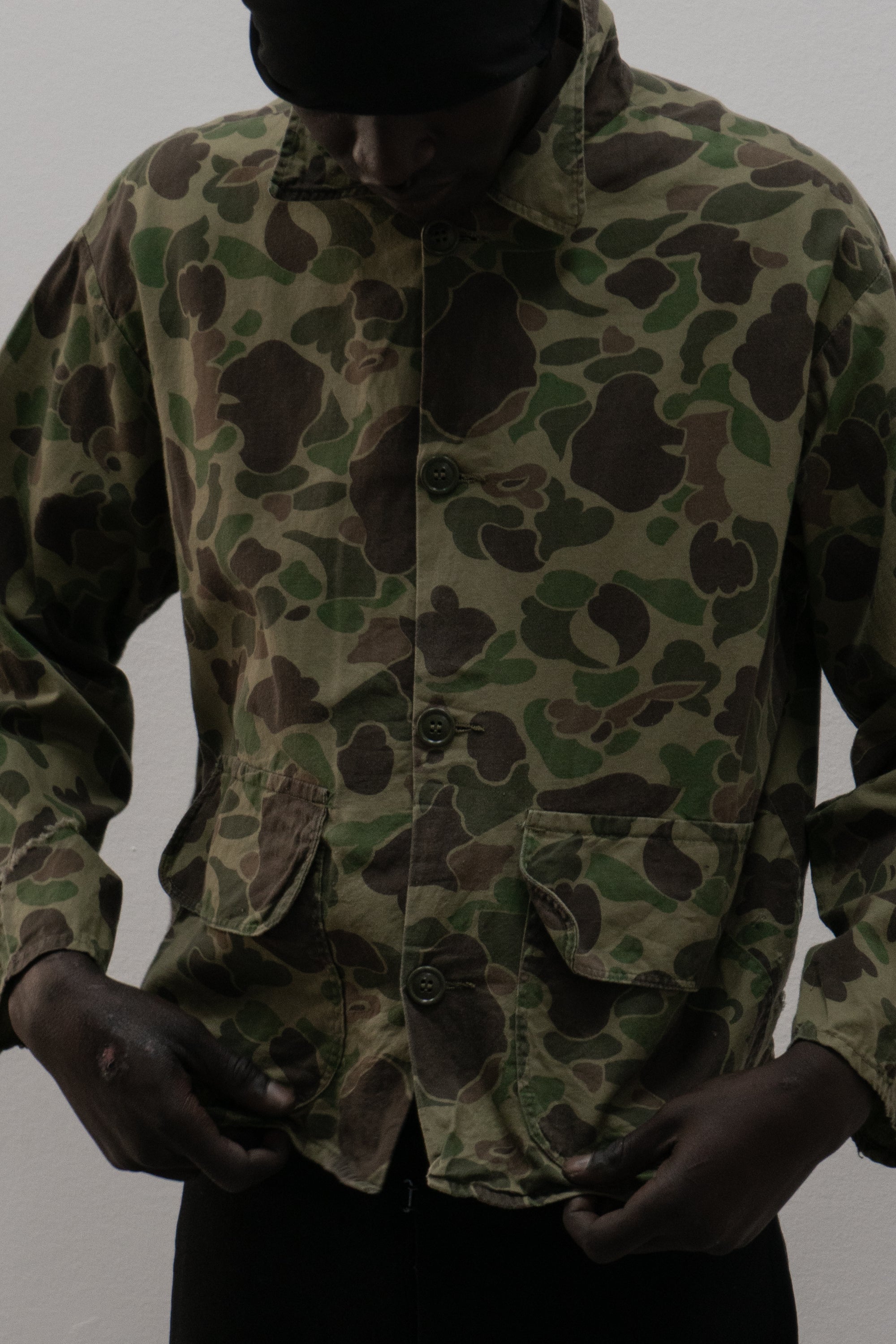 1940s duck hunting camo jacket