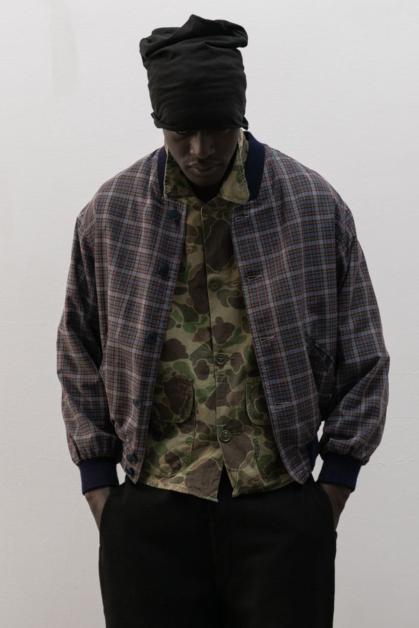 burton plaid bomber