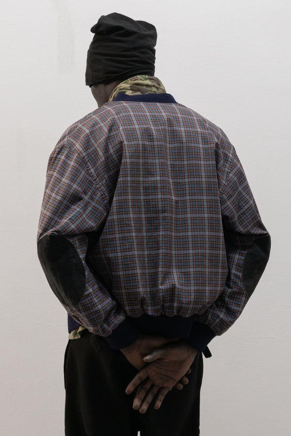 burton plaid bomber