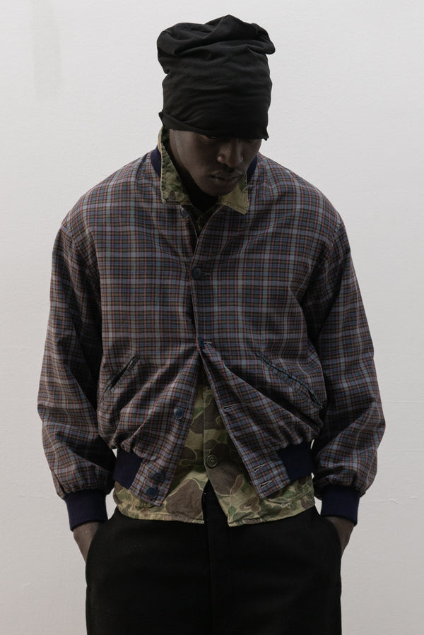 burton plaid bomber