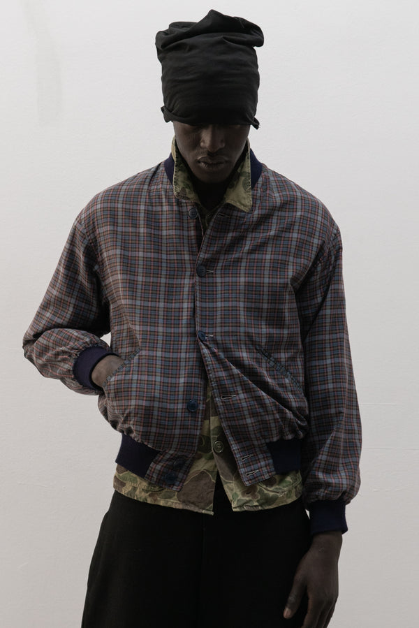 burton plaid bomber