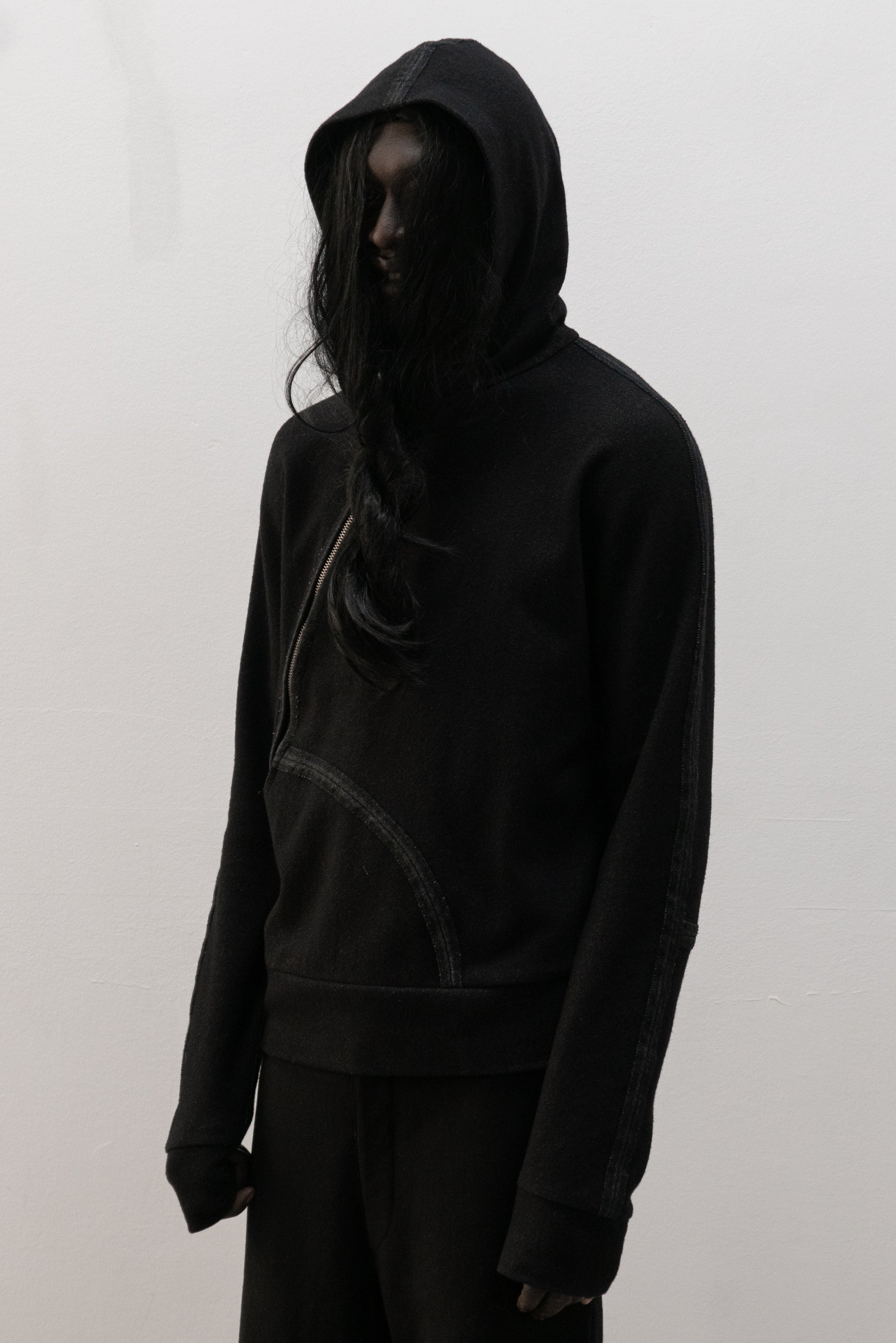 italian designer zip up jumper