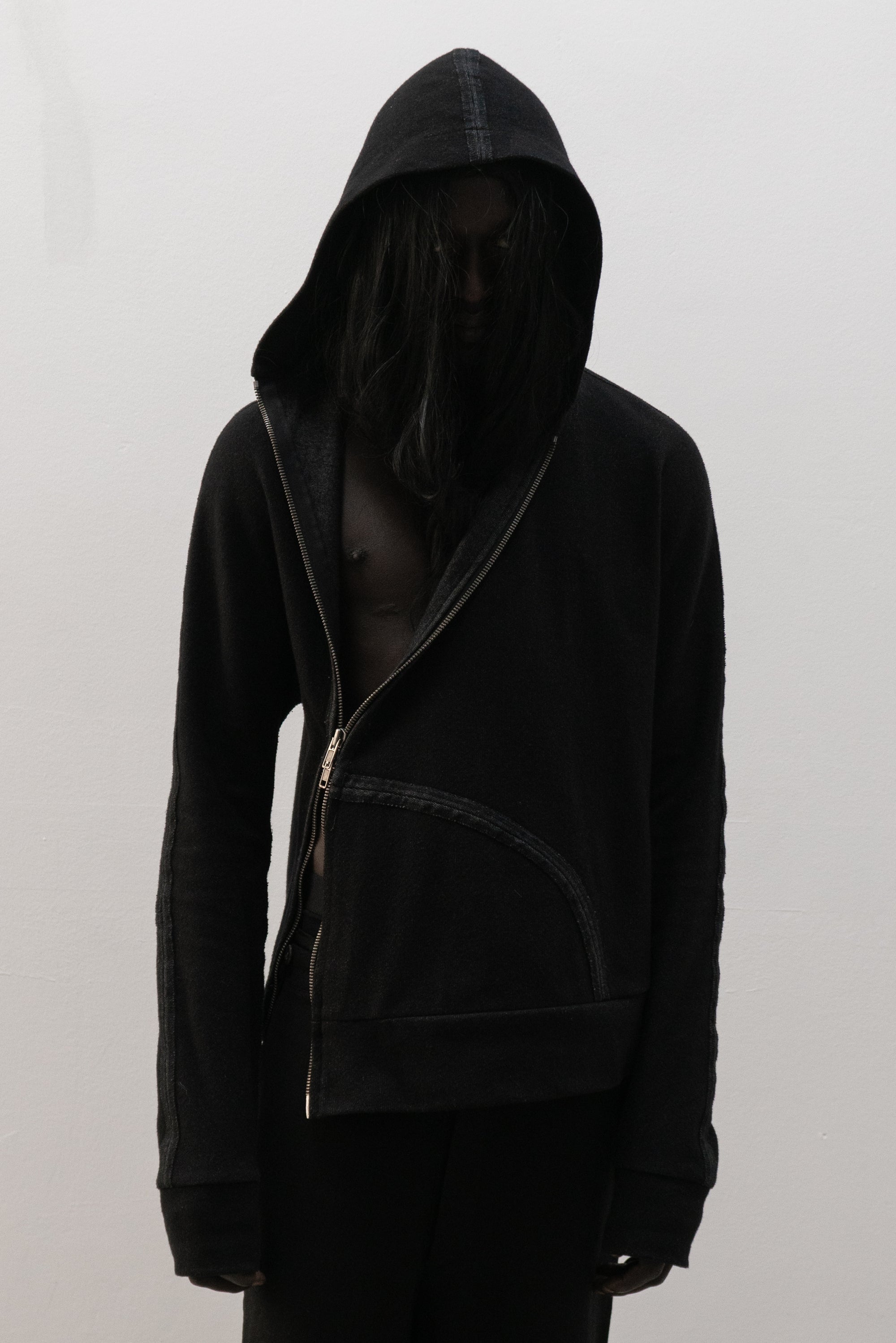 italian designer zip up jumper