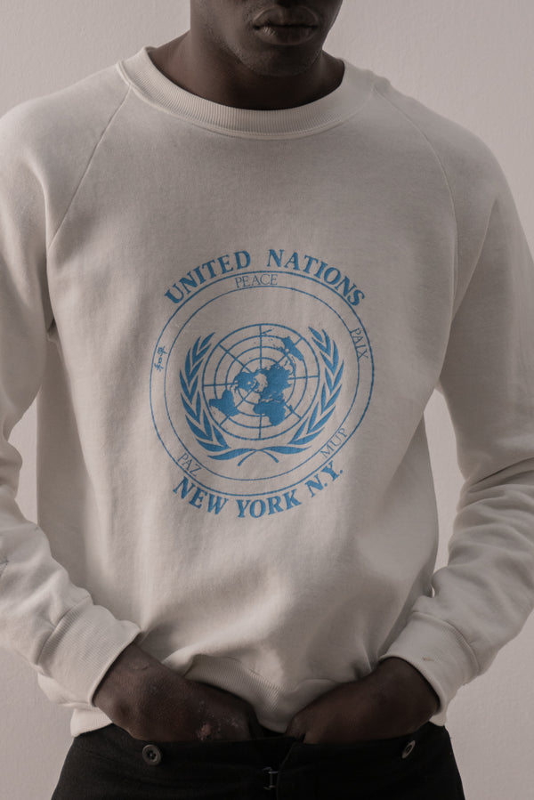 1980s united nations sweatshirt