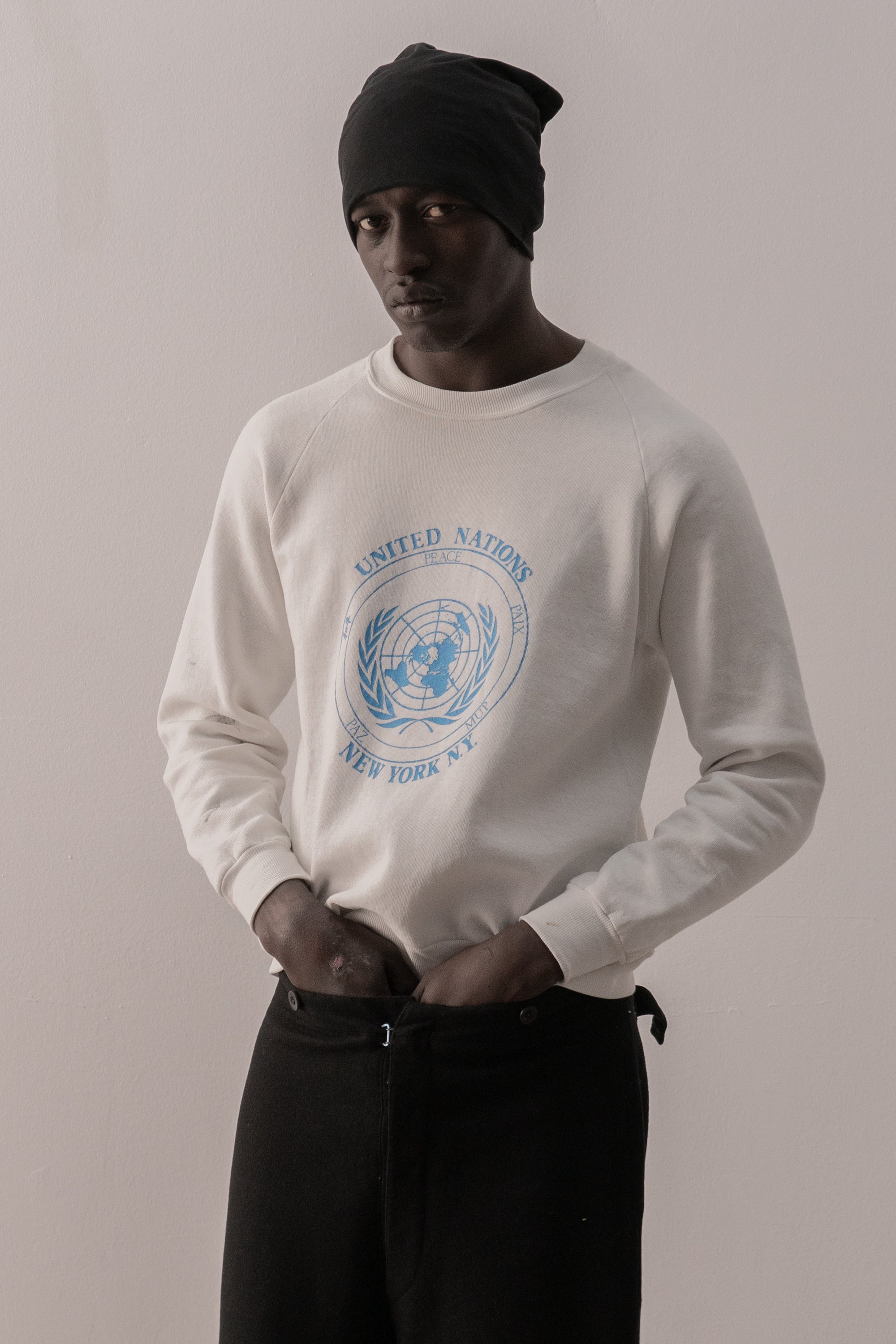 1980s united nations sweatshirt