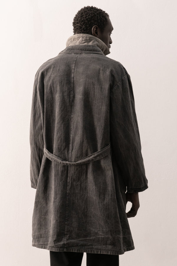 1960s ussr heringbone painter coat