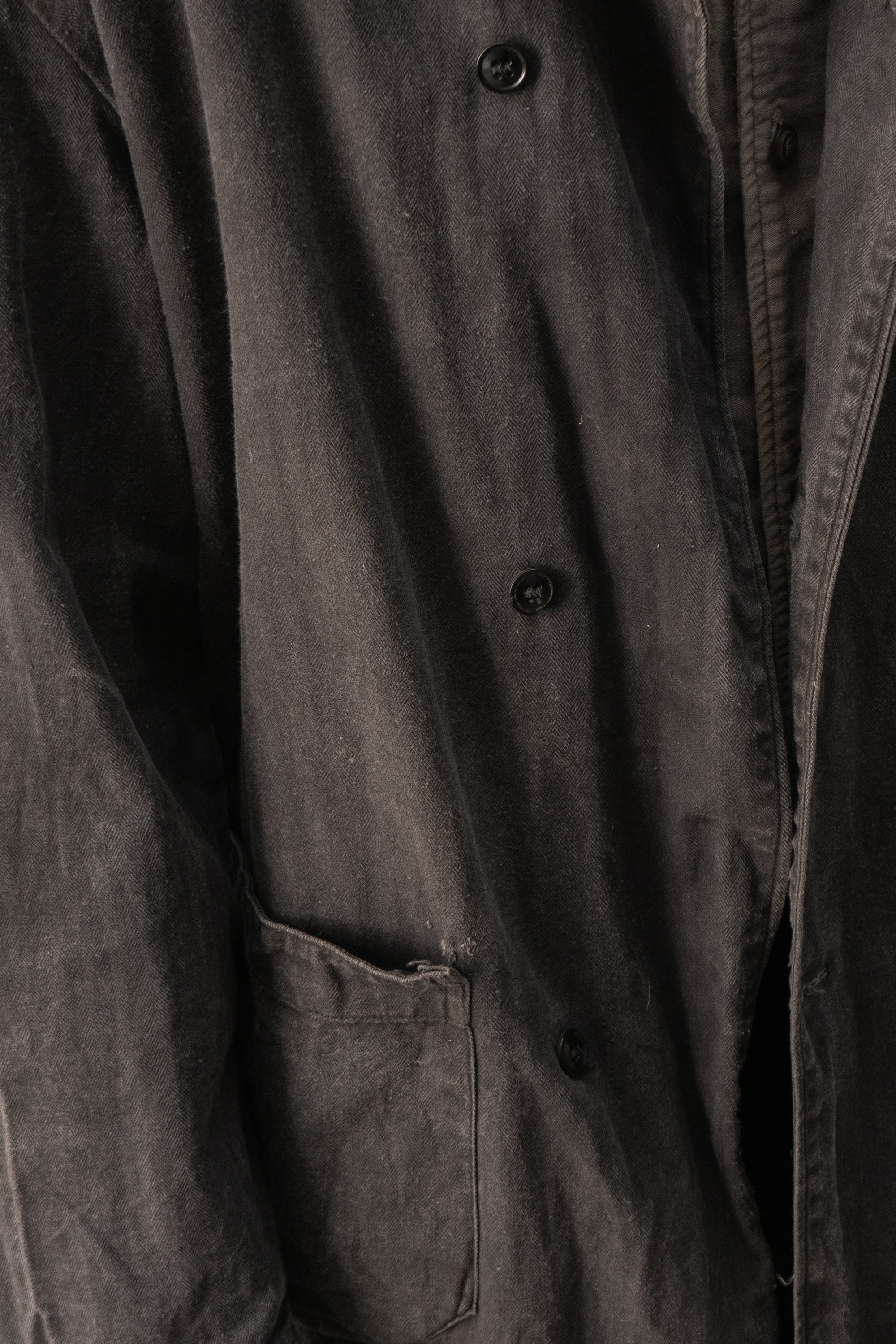 1960s ussr heringbone painter coat