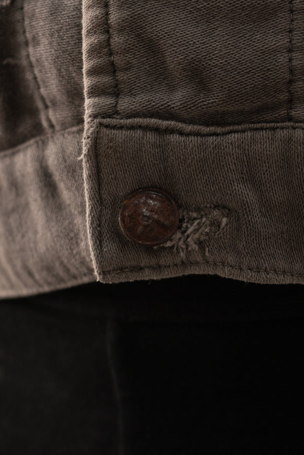 1940s ussr moleskin button-up shirt