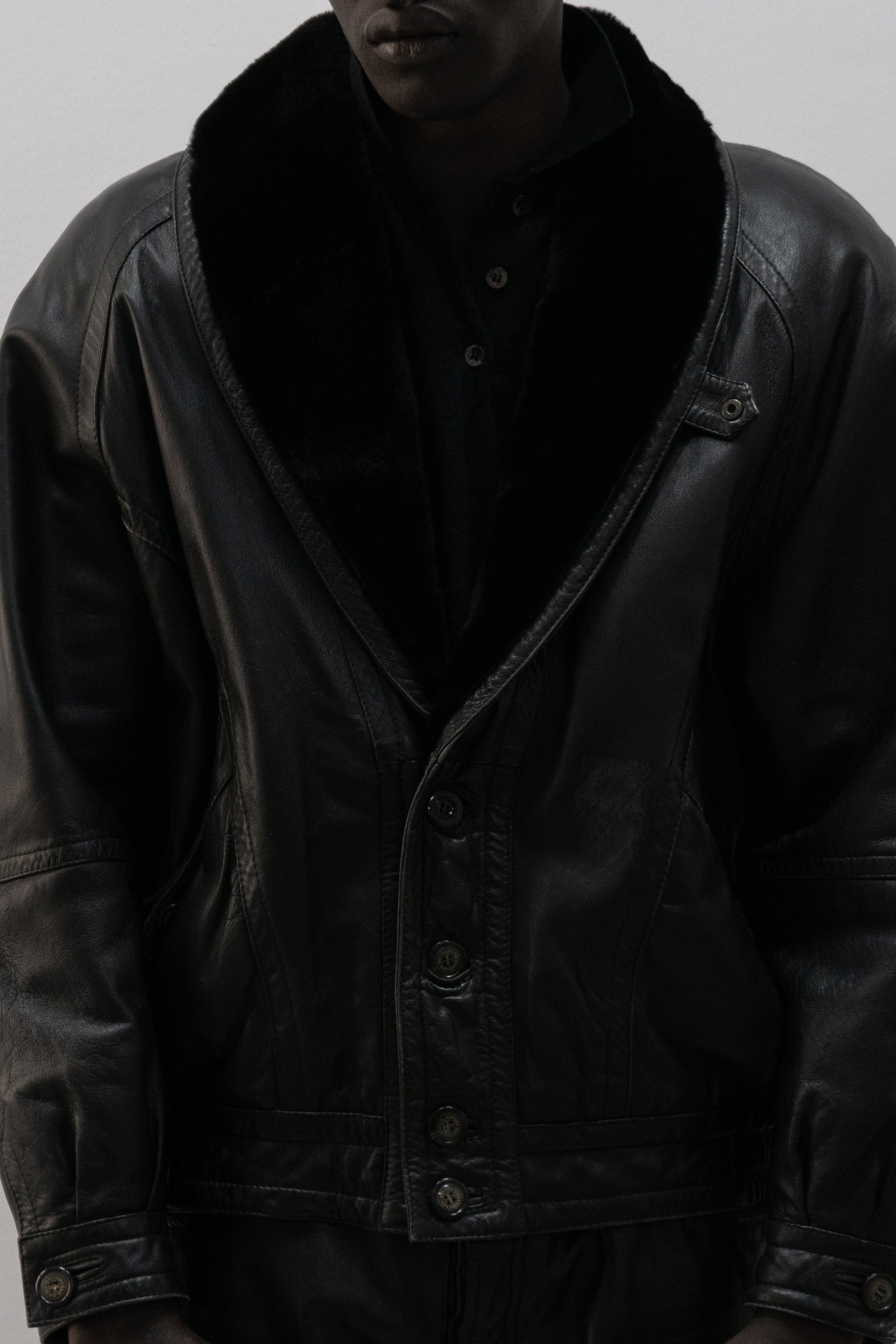 italian leather bomber jacket