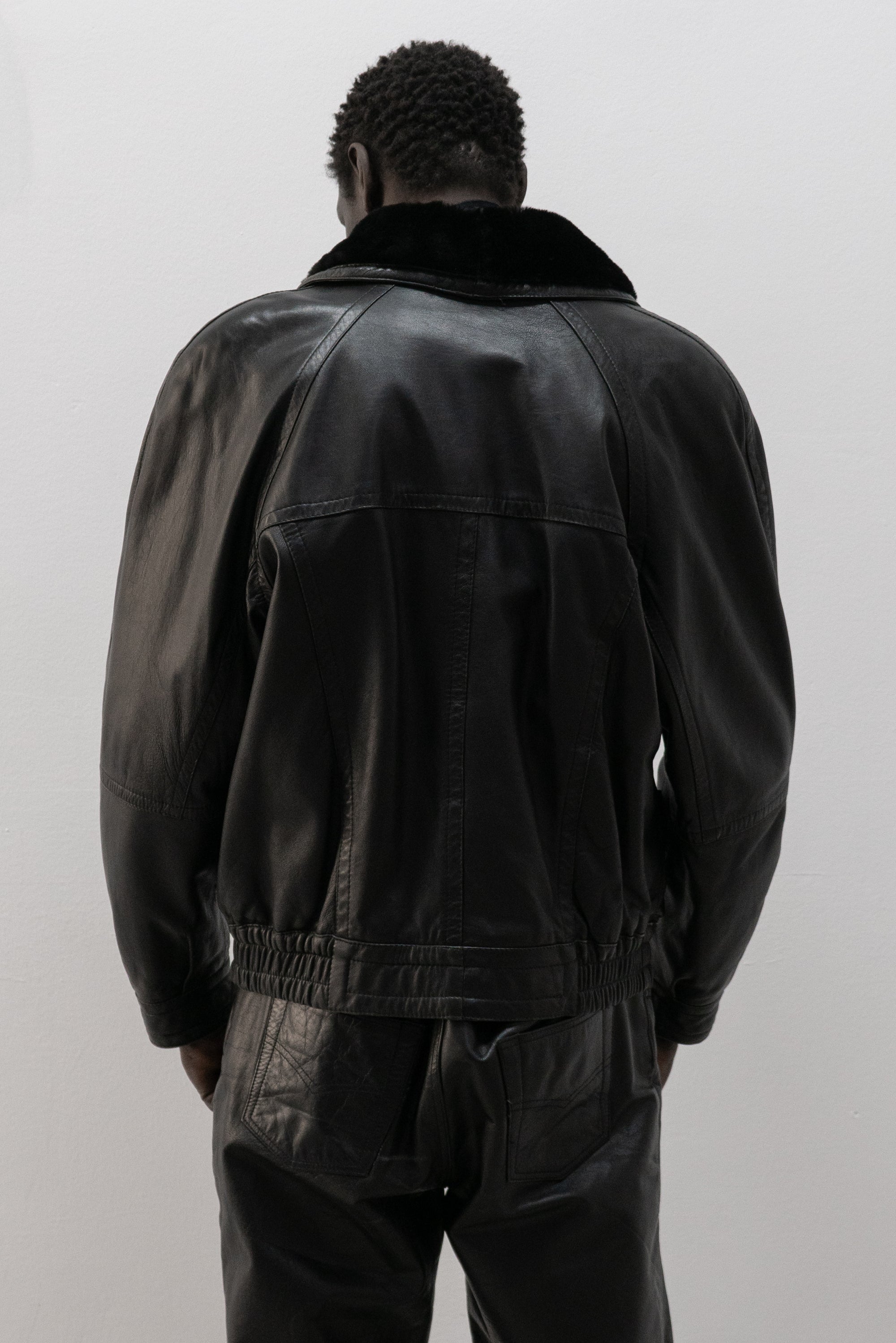 italian leather bomber jacket