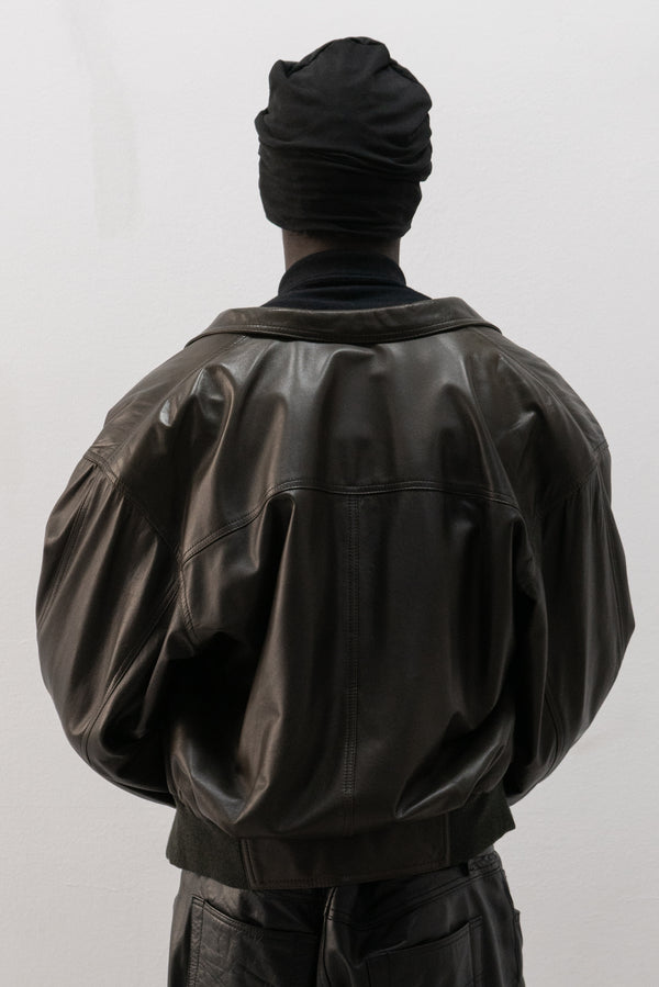 la matta leather bomber jacket