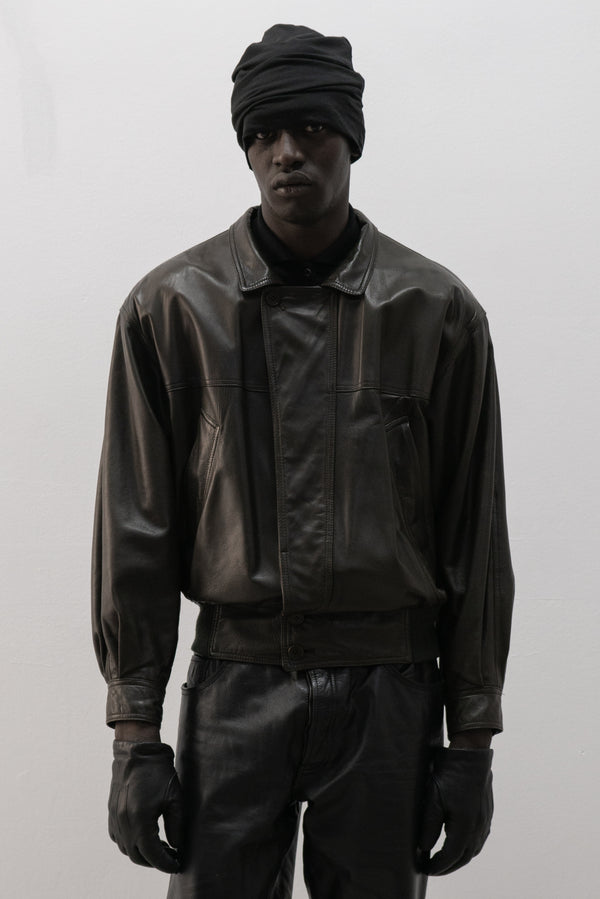 la matta leather bomber jacket