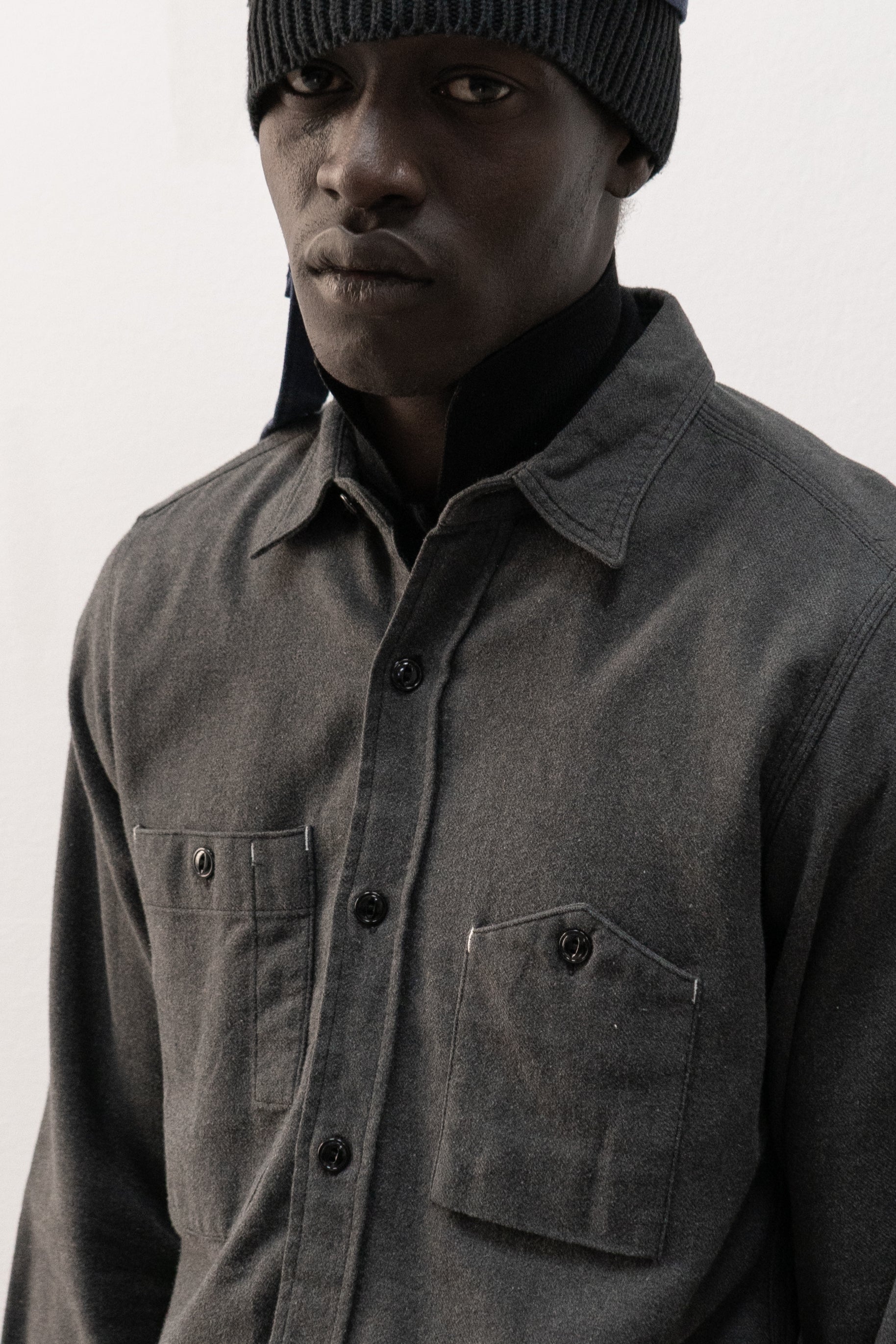 engineered garments button up shirt