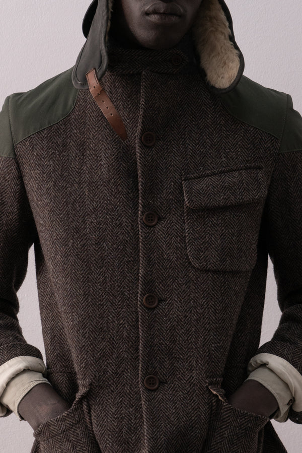 nigel cabourn heringbone jacket