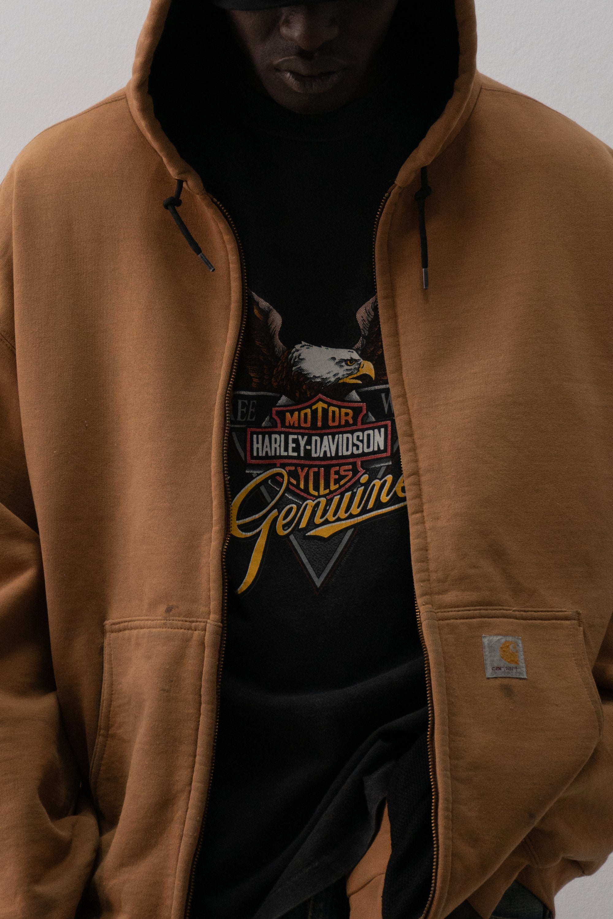 carhartt mesh lined hooded jacket