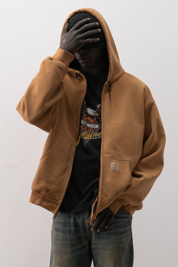 carhartt mesh lined hooded jacket
