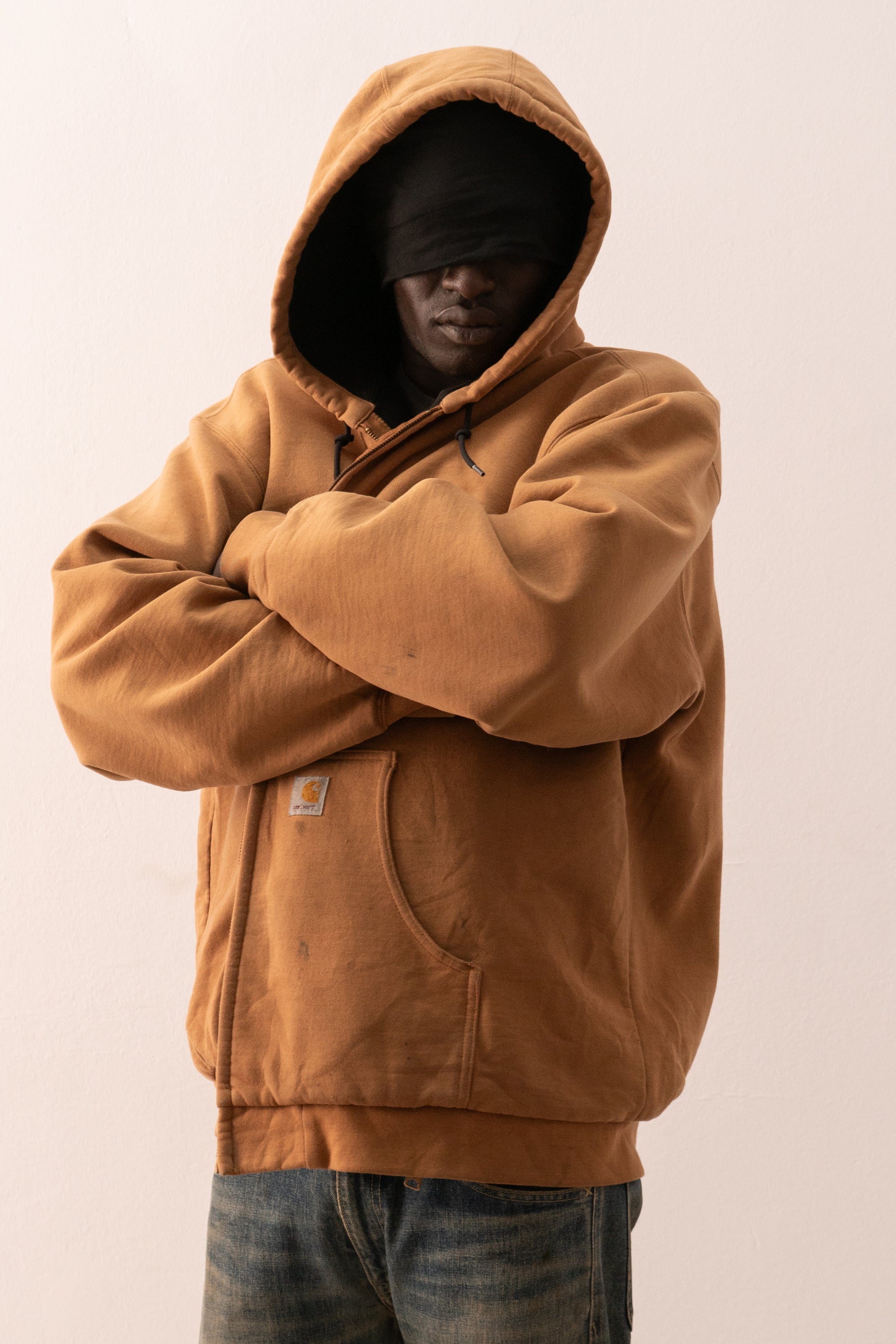 carhartt mesh lined hooded jacket