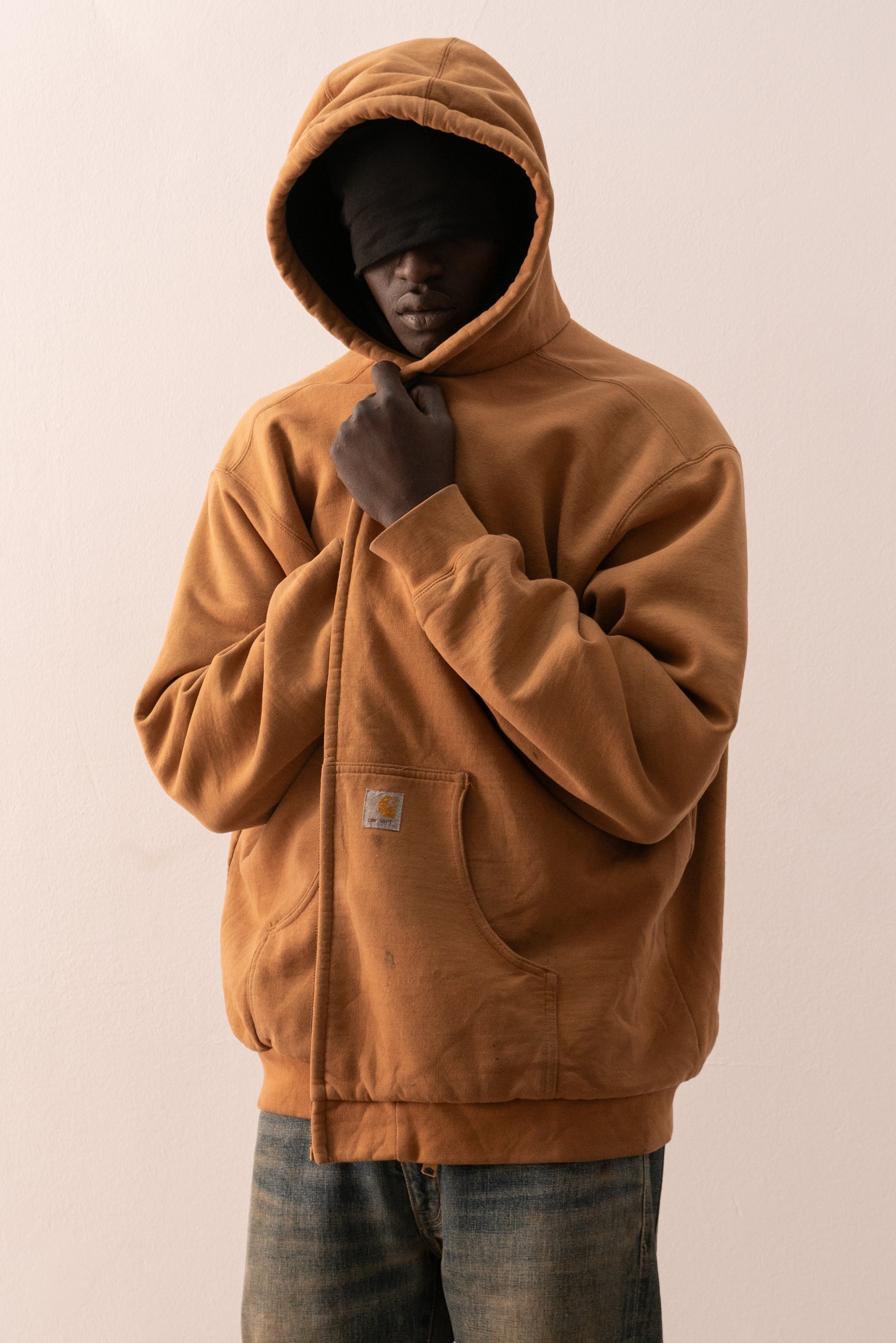 carhartt mesh lined hooded jacket