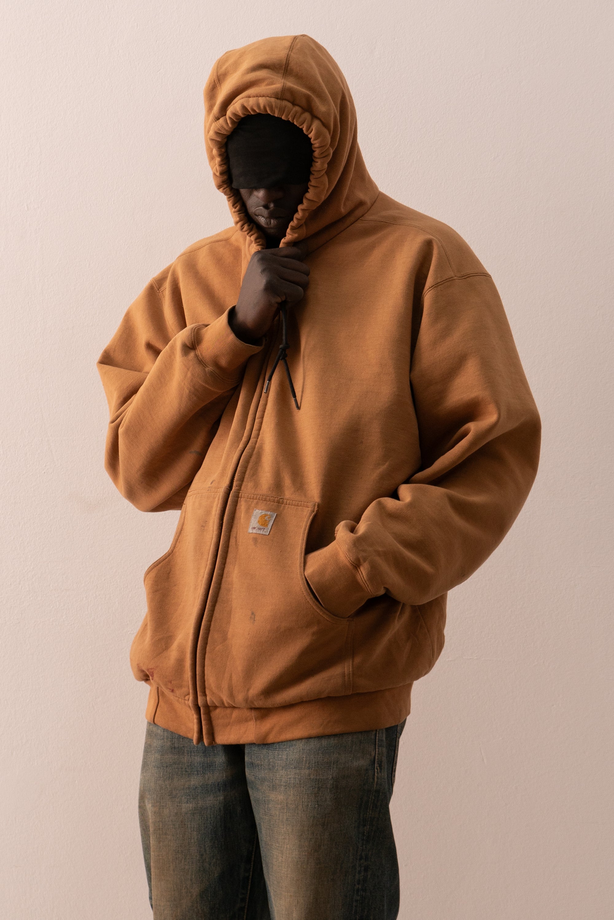 carhartt mesh lined hooded jacket