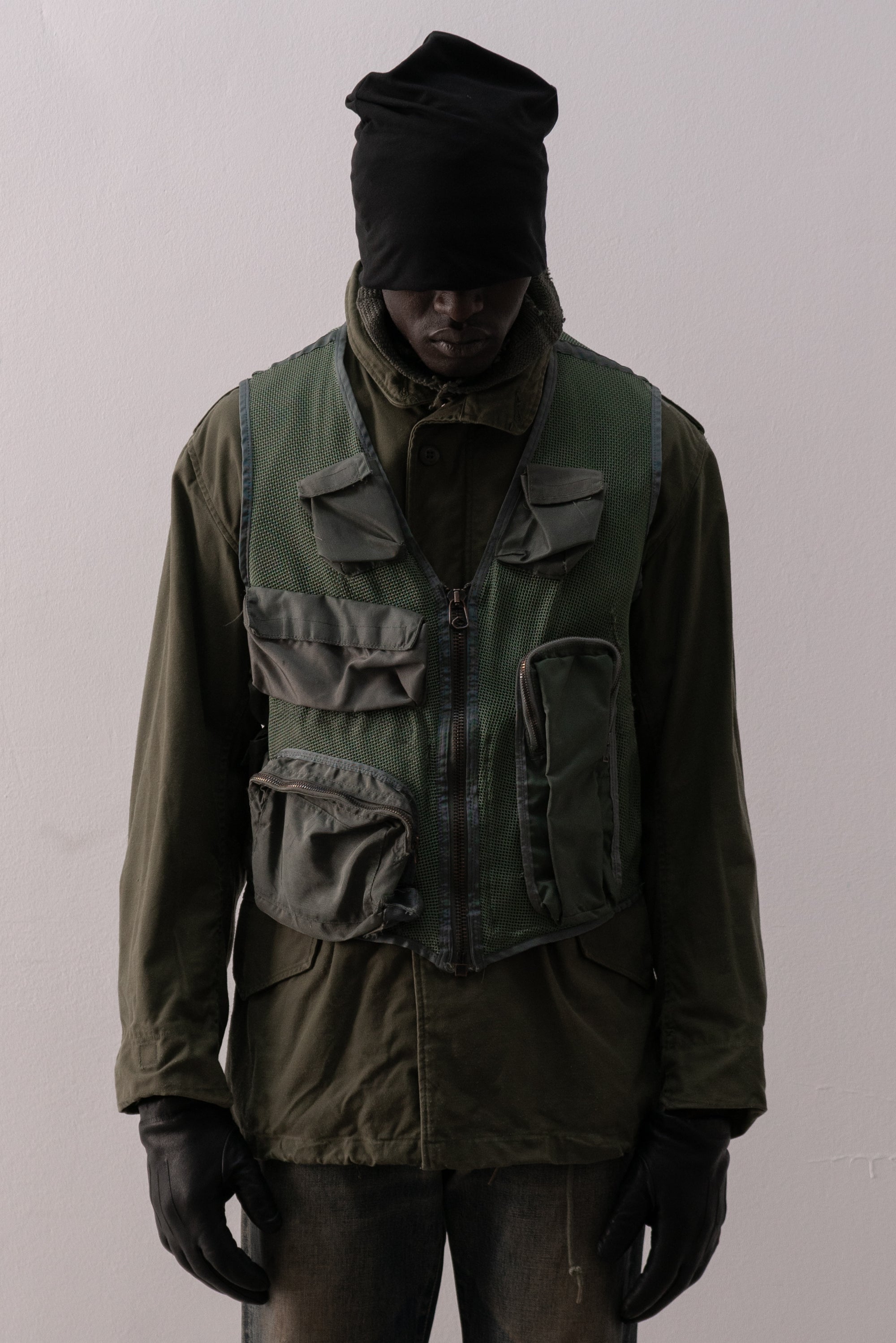 1980s us army survival mesh vest