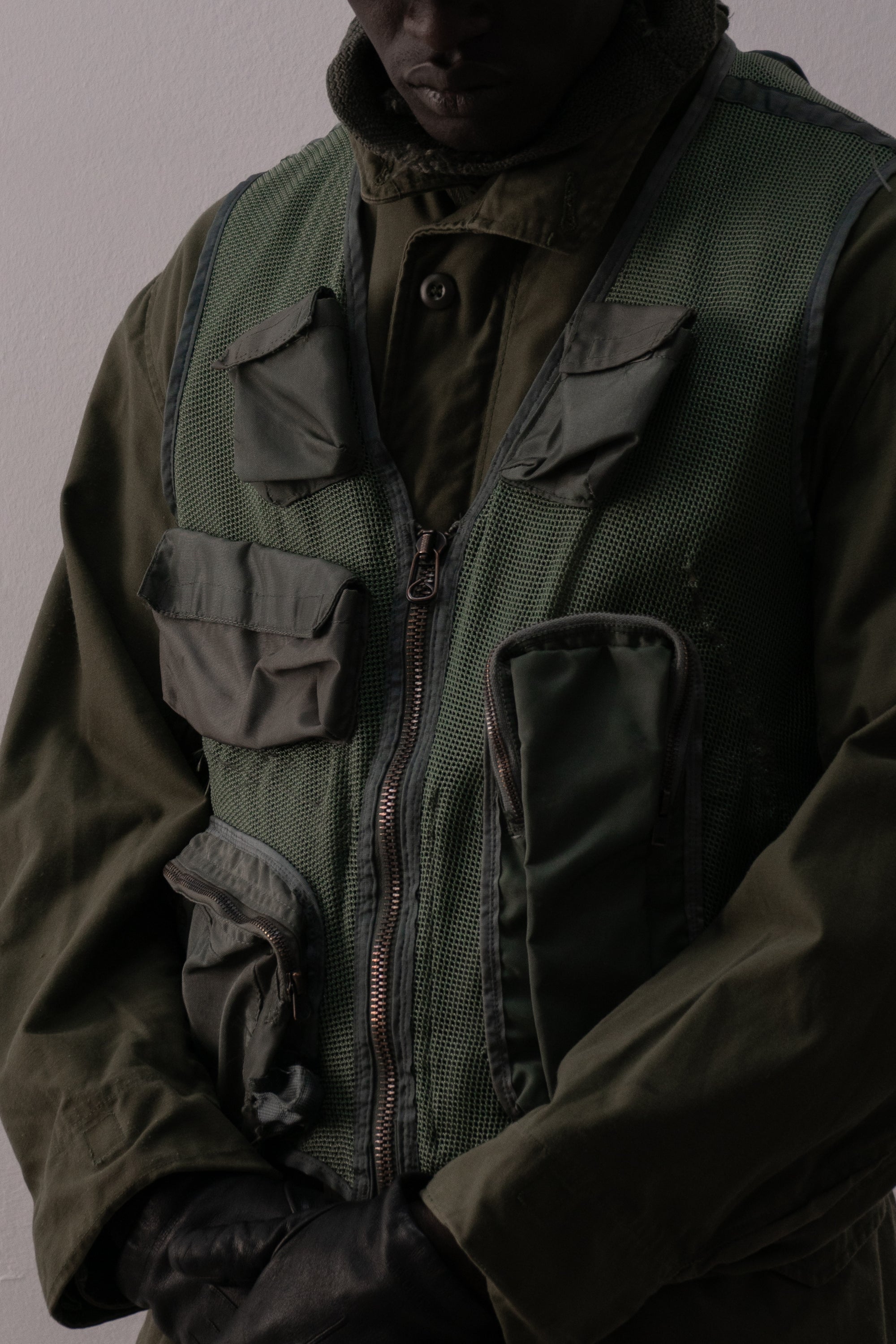 1980s us army survival mesh vest