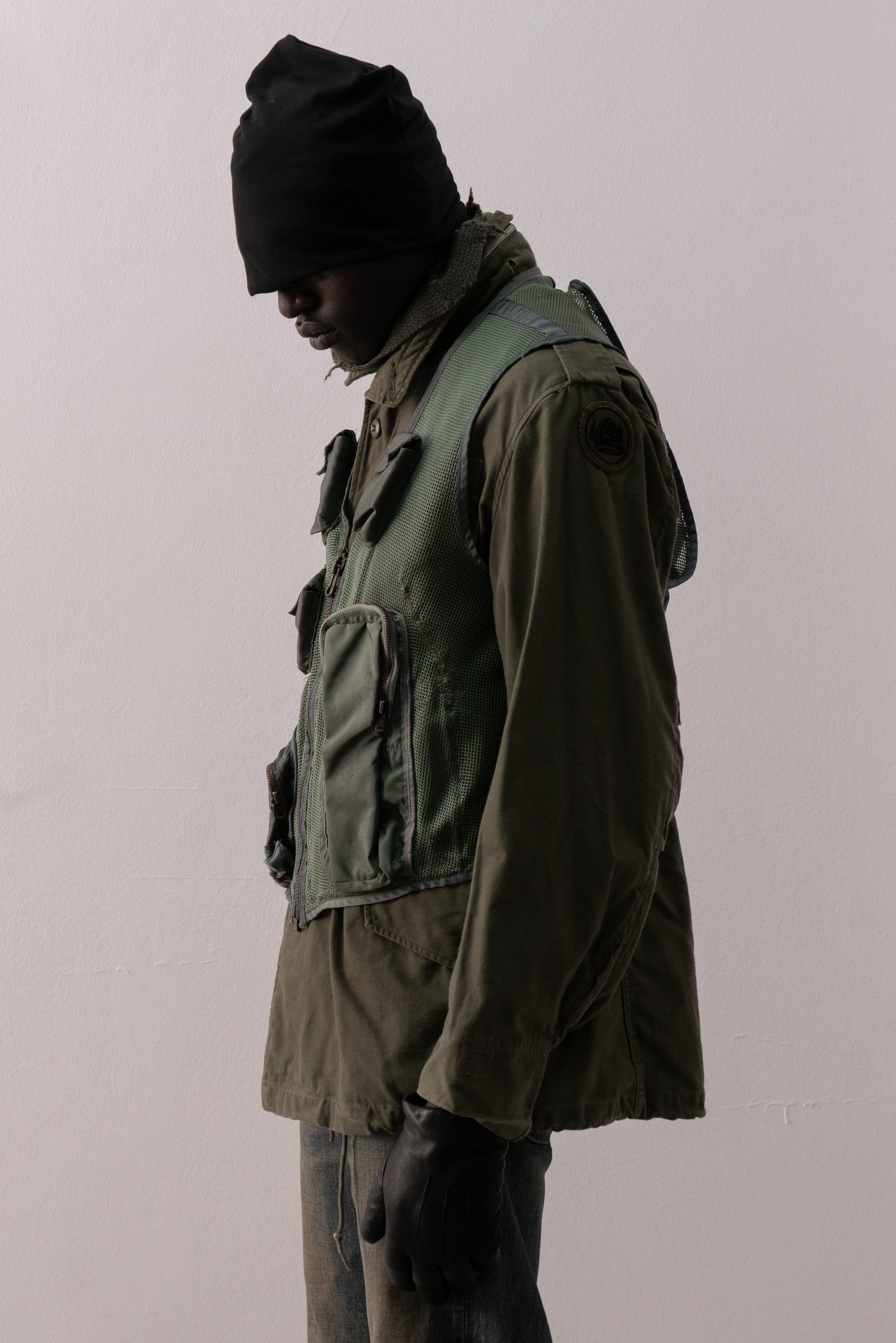 1980s us army survival mesh vest