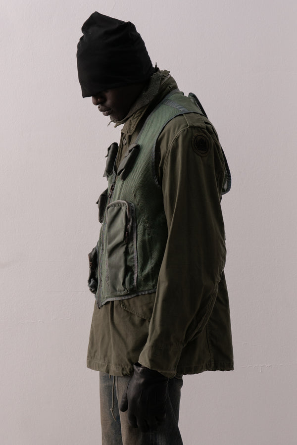 1980s us army survival mesh vest
