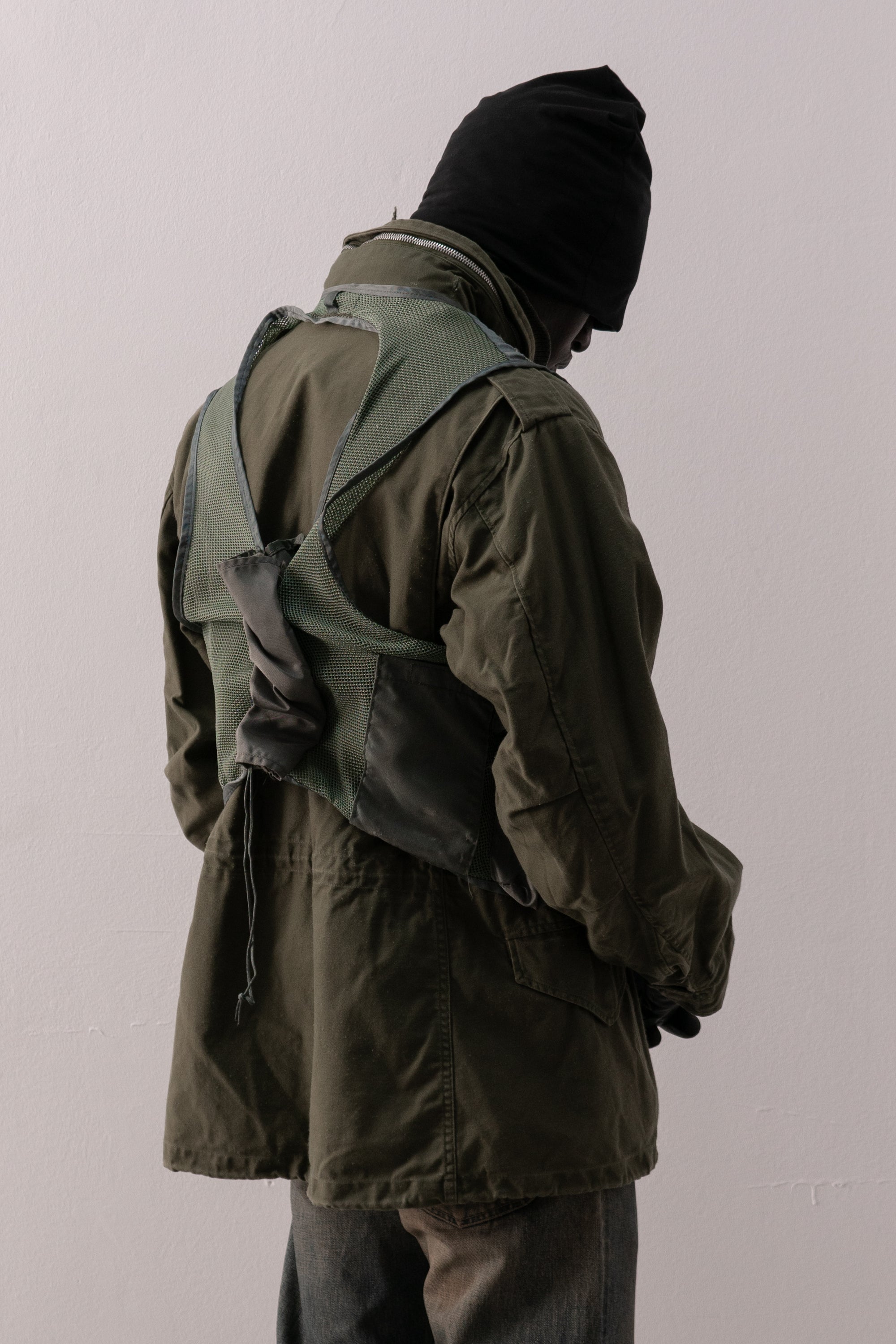 1980s us army survival mesh vest