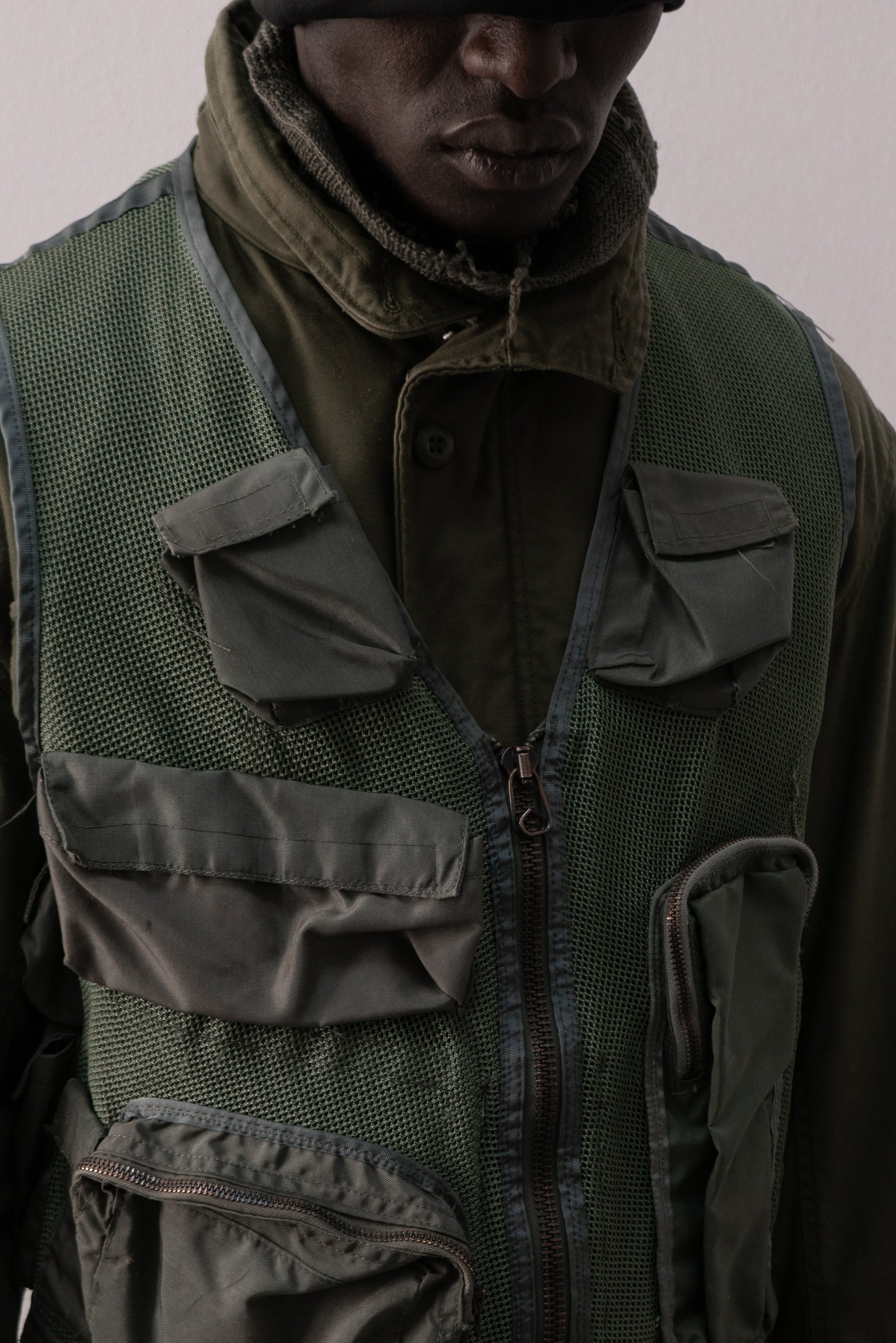 1980s us army survival mesh vest