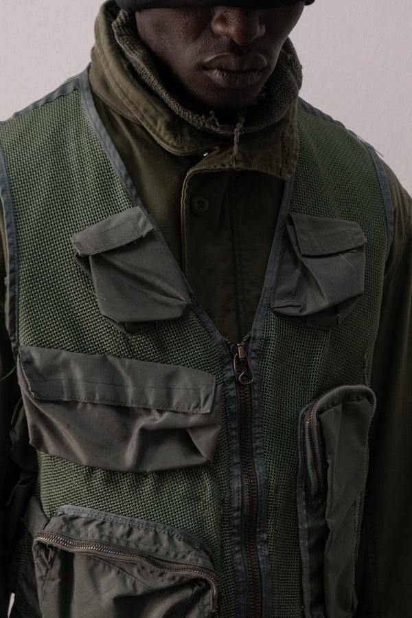 1980s us army survival mesh vest