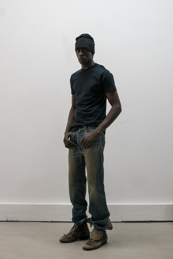 1990s tee japanese selvedge denim jeans