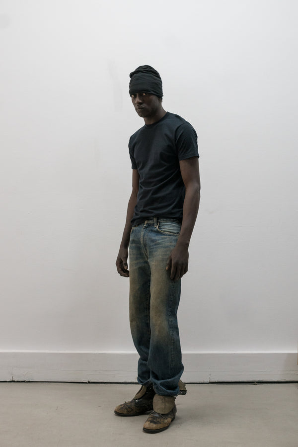 1990s tee japanese selvedge denim jeans