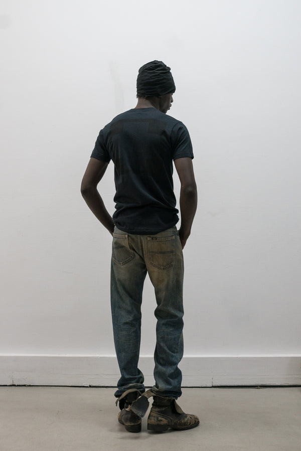 1990s tee japanese selvedge denim jeans