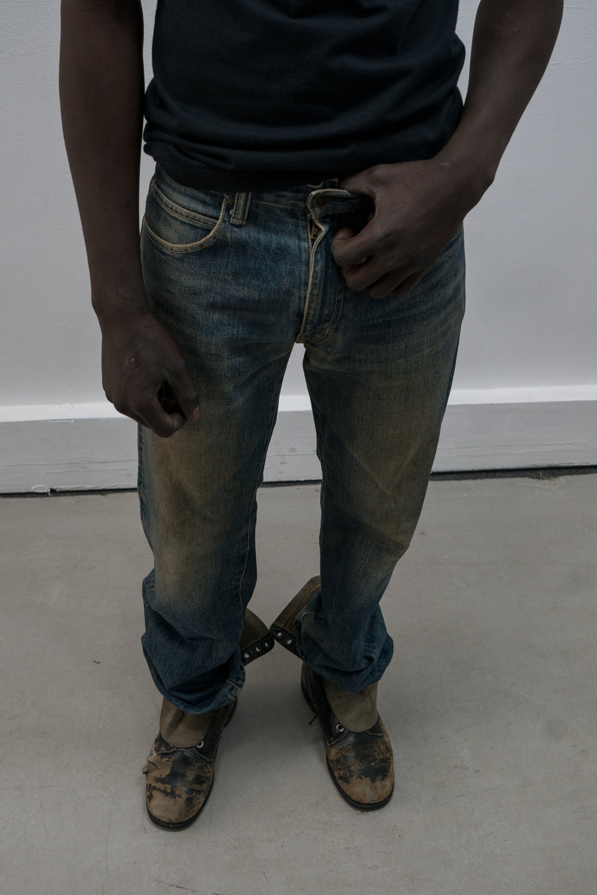 1990s tee japanese selvedge denim jeans