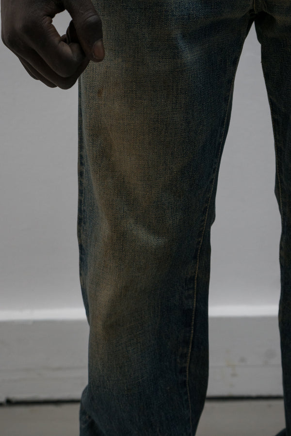 1990s tee japanese selvedge denim jeans