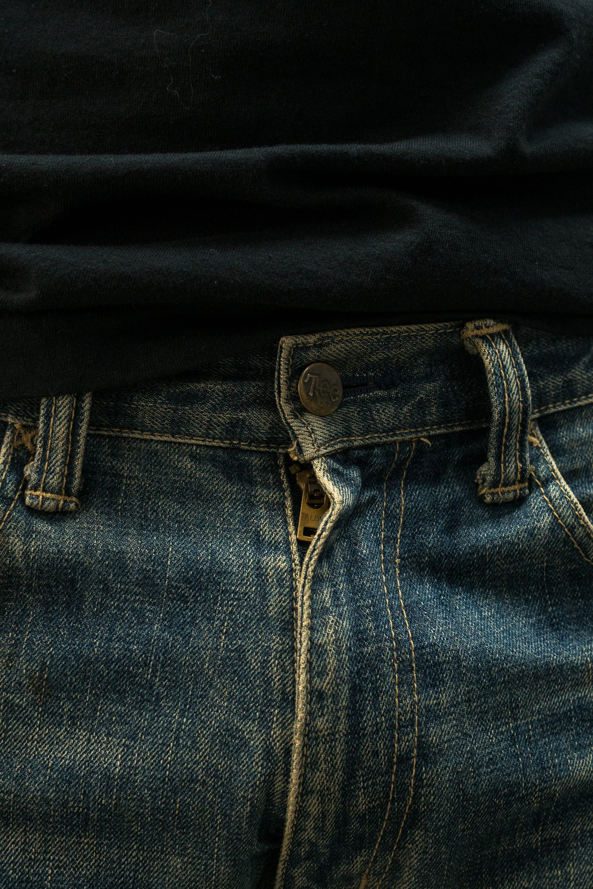 1990s tee japanese selvedge denim jeans
