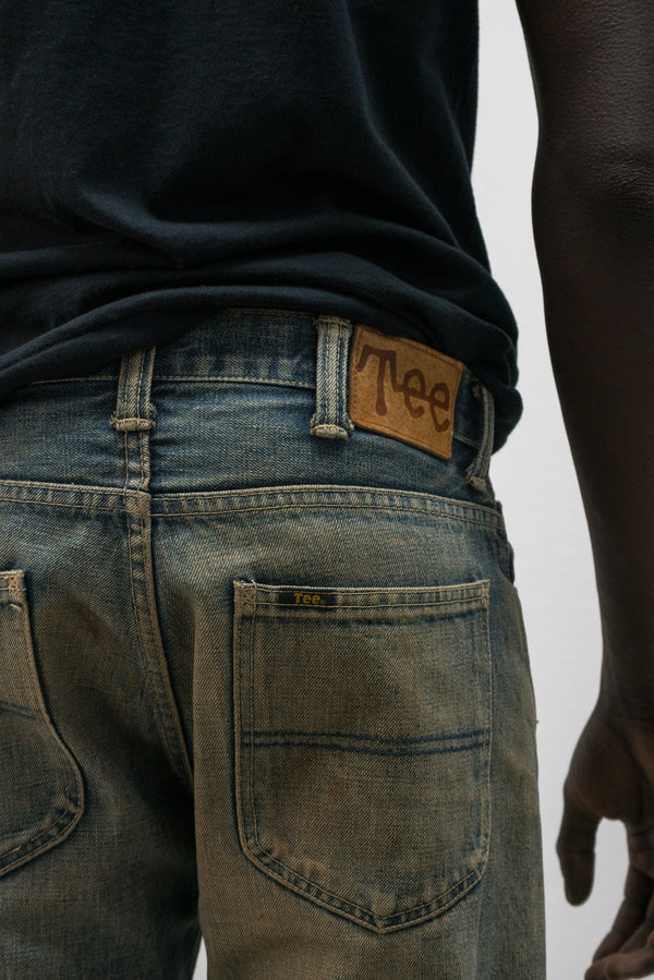 1990s tee japanese selvedge denim jeans