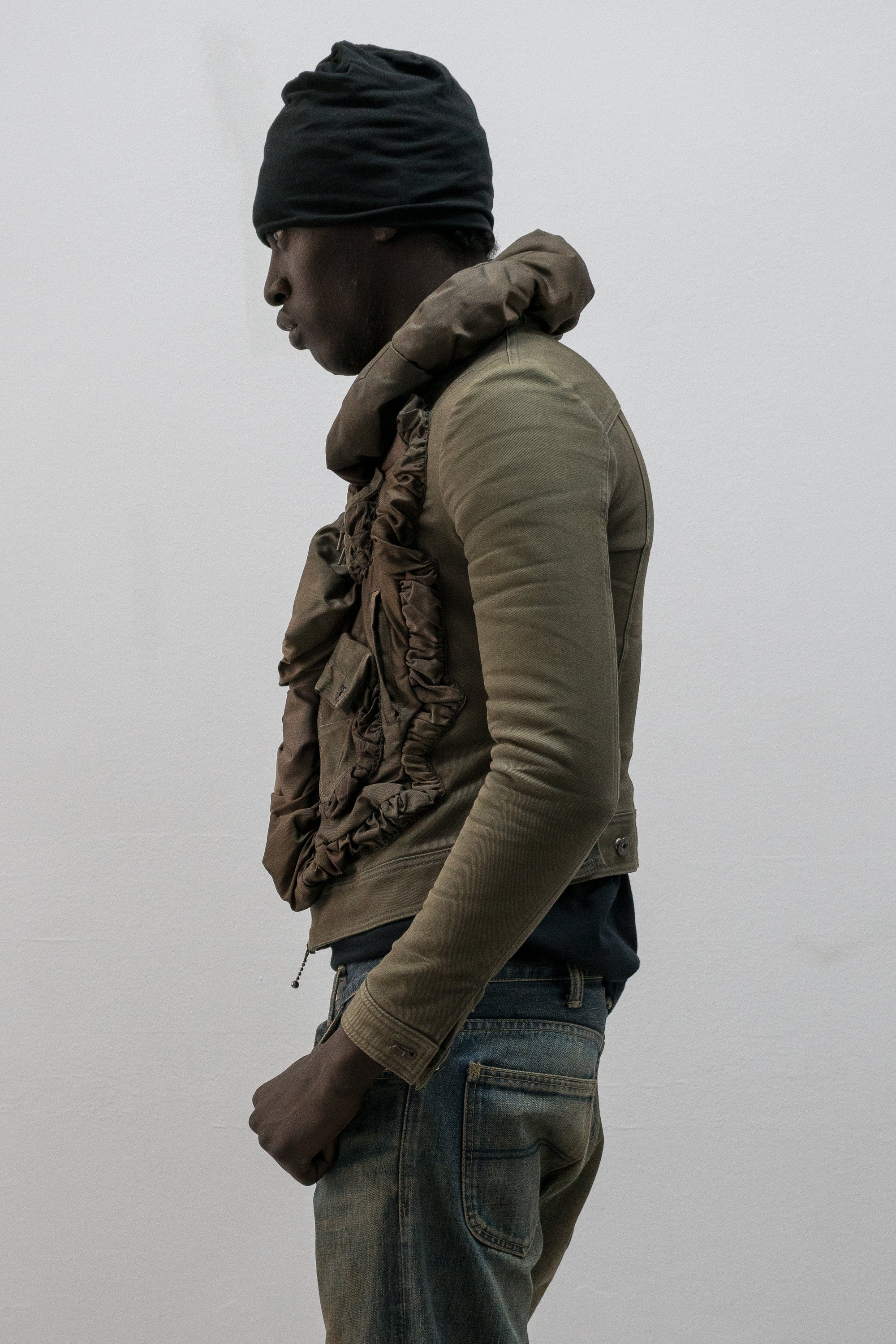 girbaud pokachu twill trucker jacket