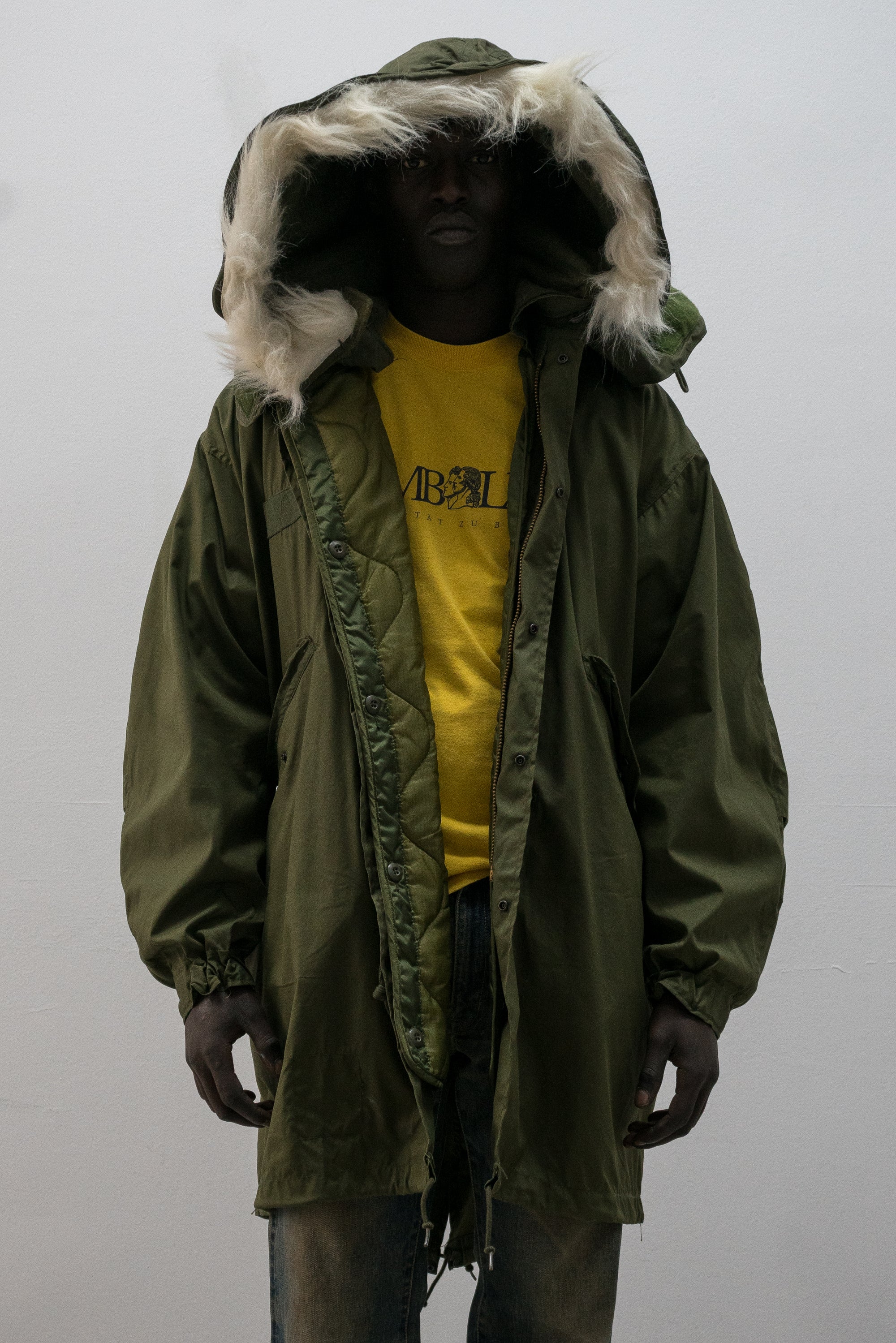 1970s us army extreme cold weather fishtail parka