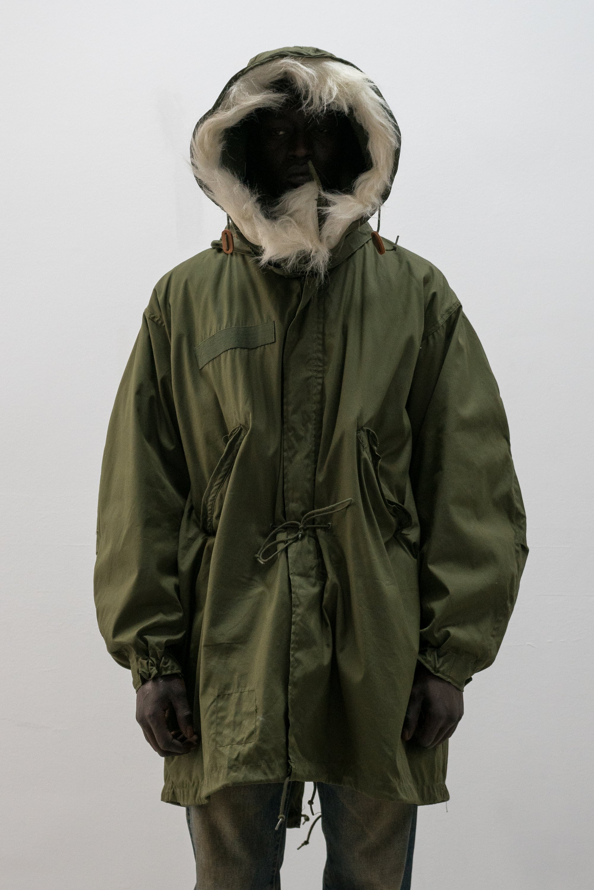 1970s us army extreme cold weather fishtail parka