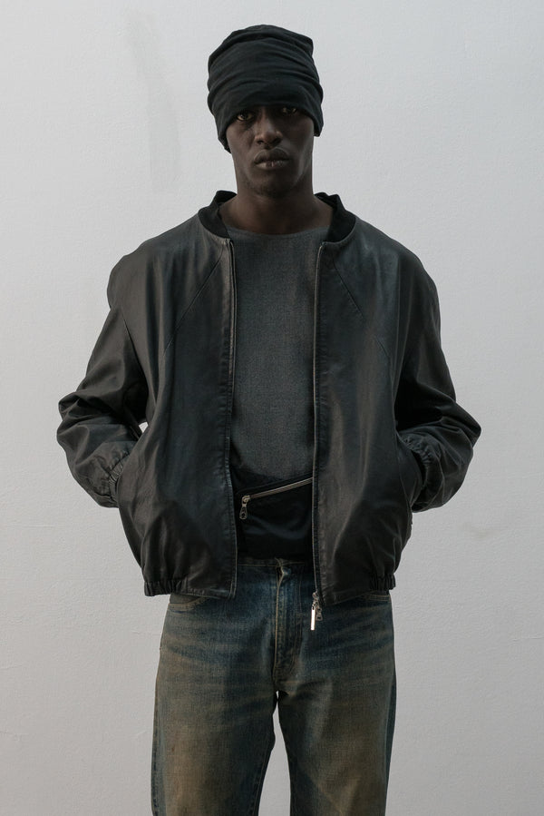 la matta leather bomber jacket