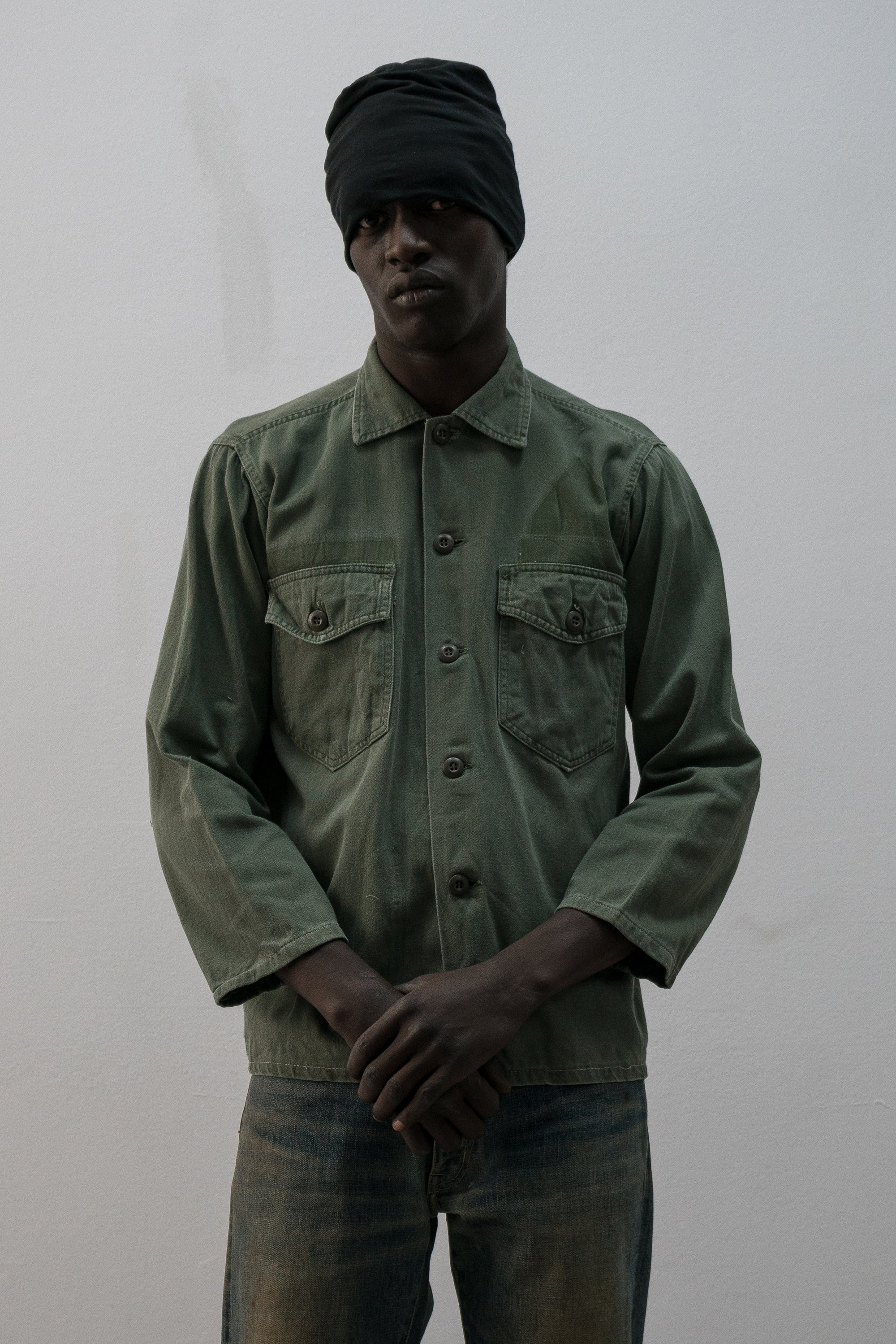 us army og-107 button-up shirt