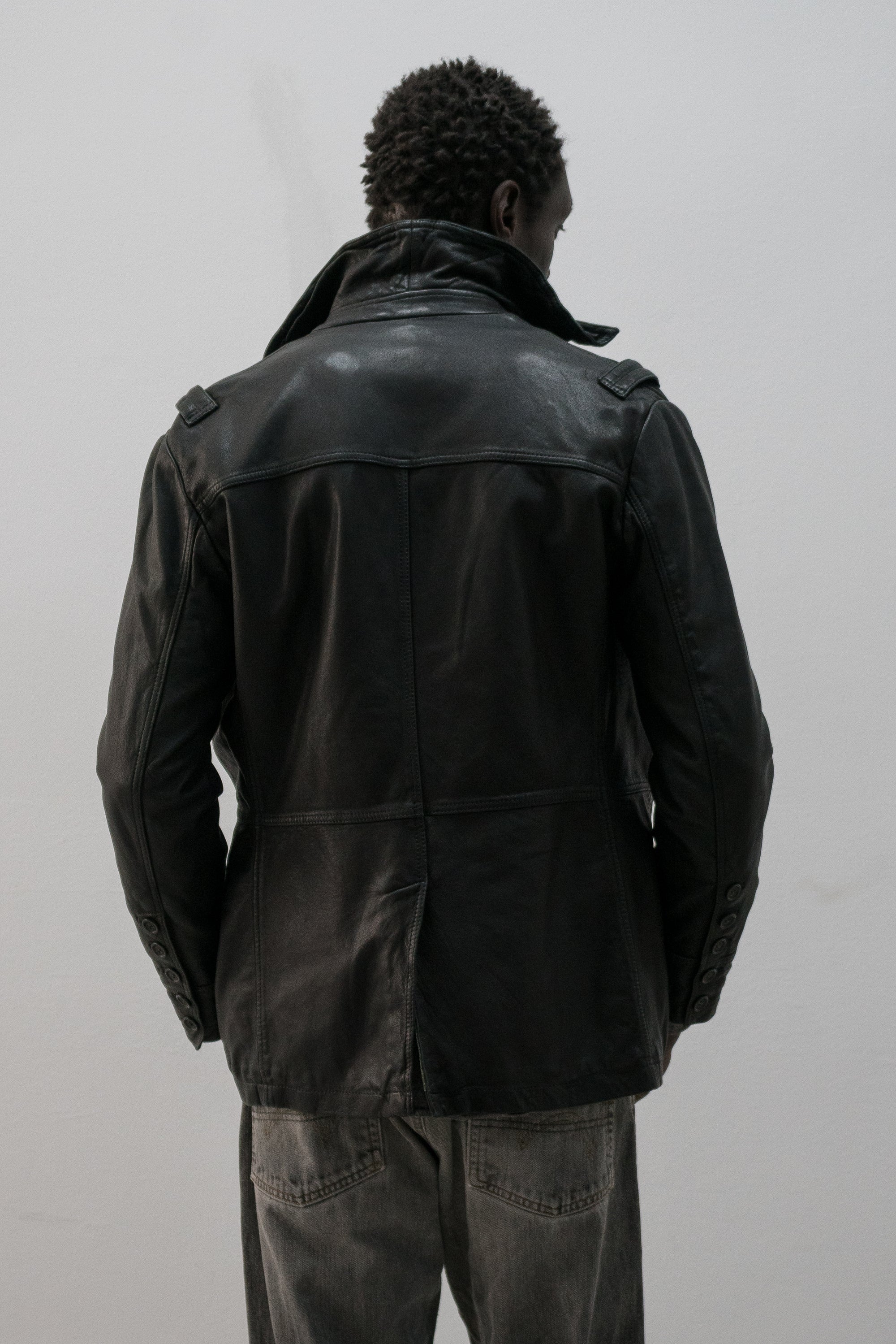 italian double breasted short coat