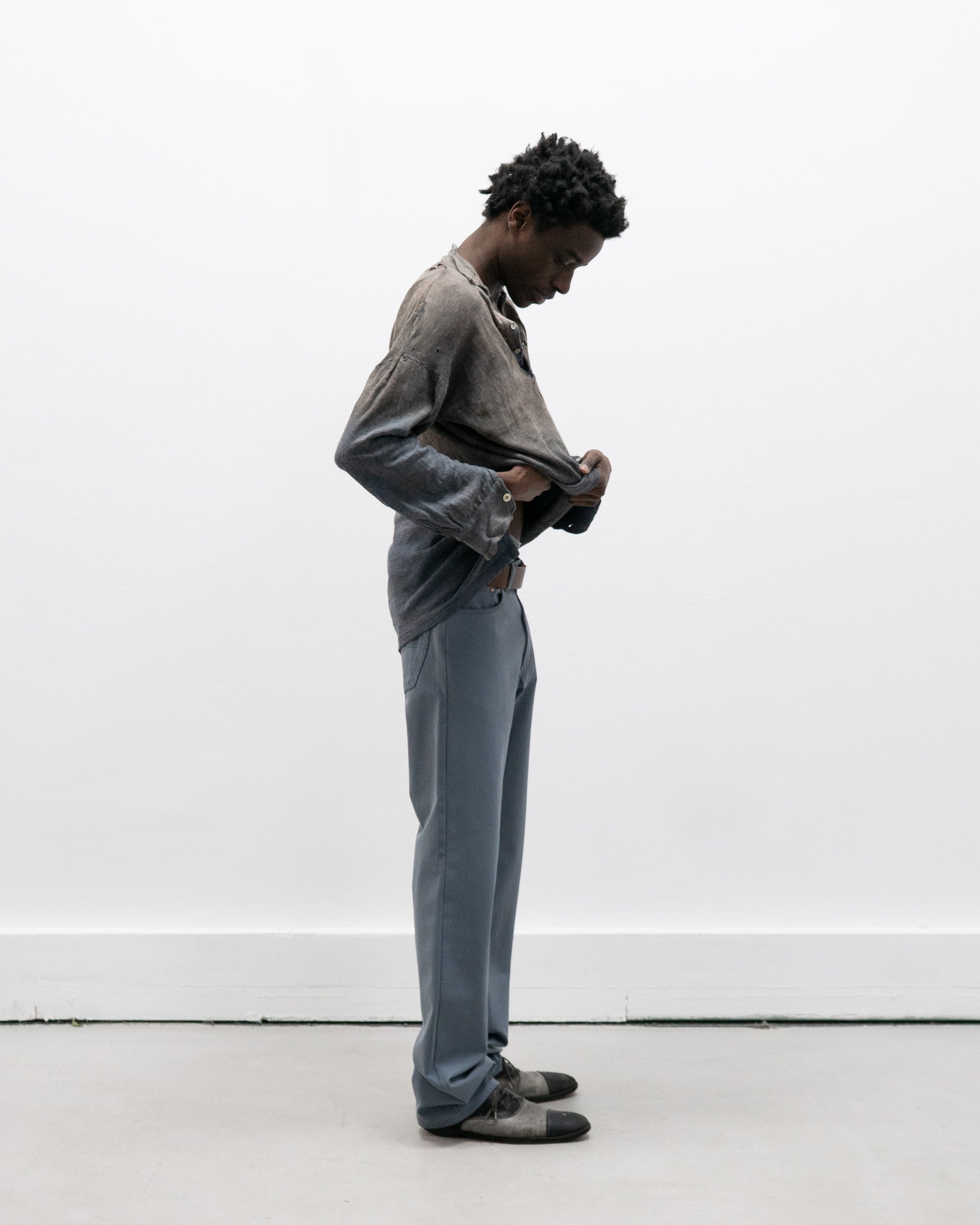 gianfranco ferre nylon trousers