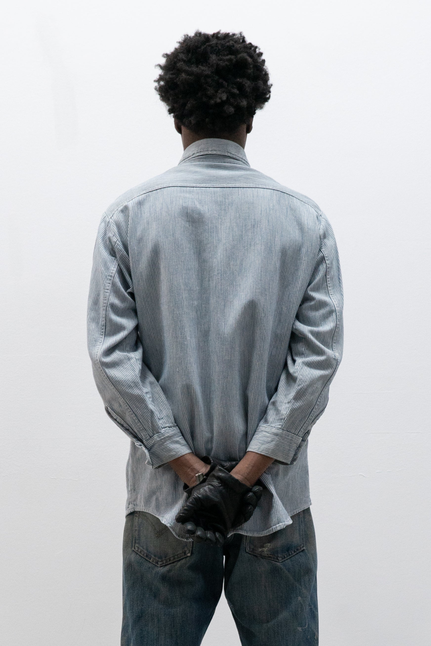 1940s half zip shirt