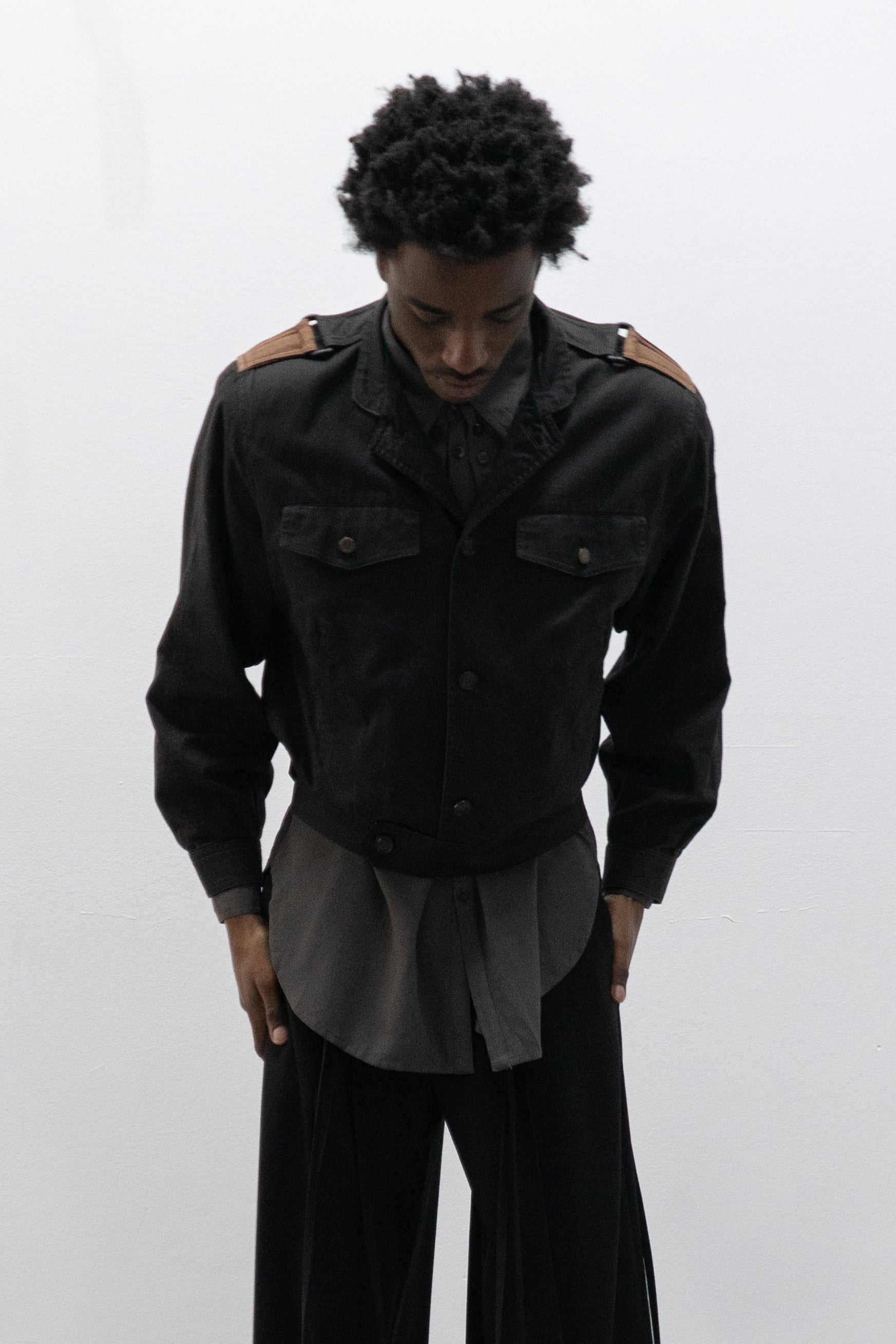 valentino 1980s military blouson