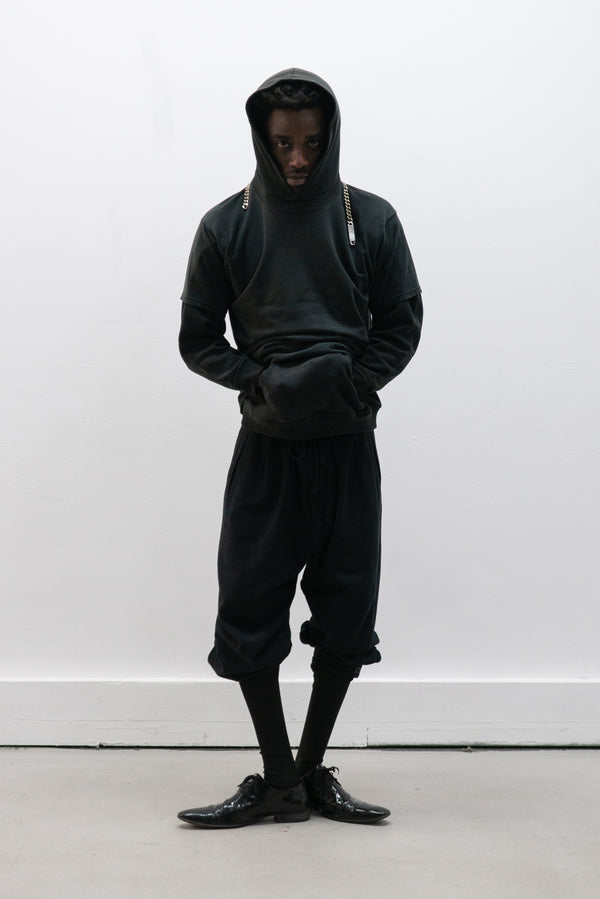 yohji yamamoto three quarter baloon joggers