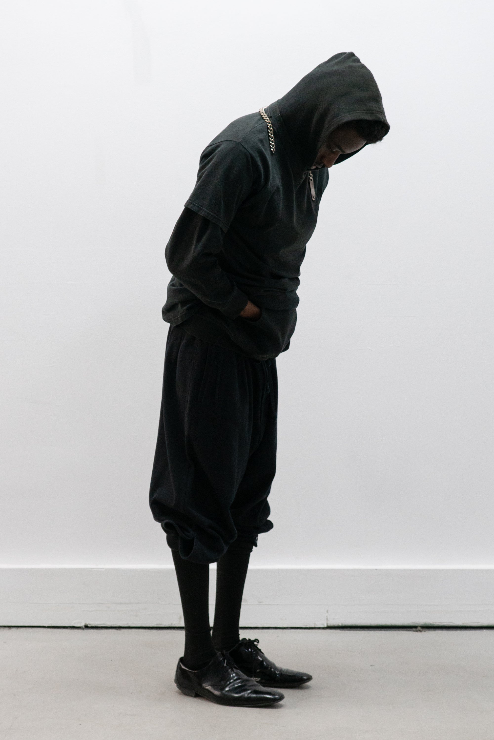 yohji yamamoto three quarter baloon joggers